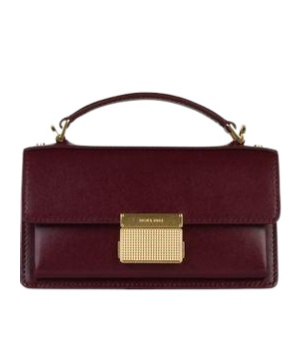 Golden Goose Small Venezia Beige Palmellata Leather Bag In Brown