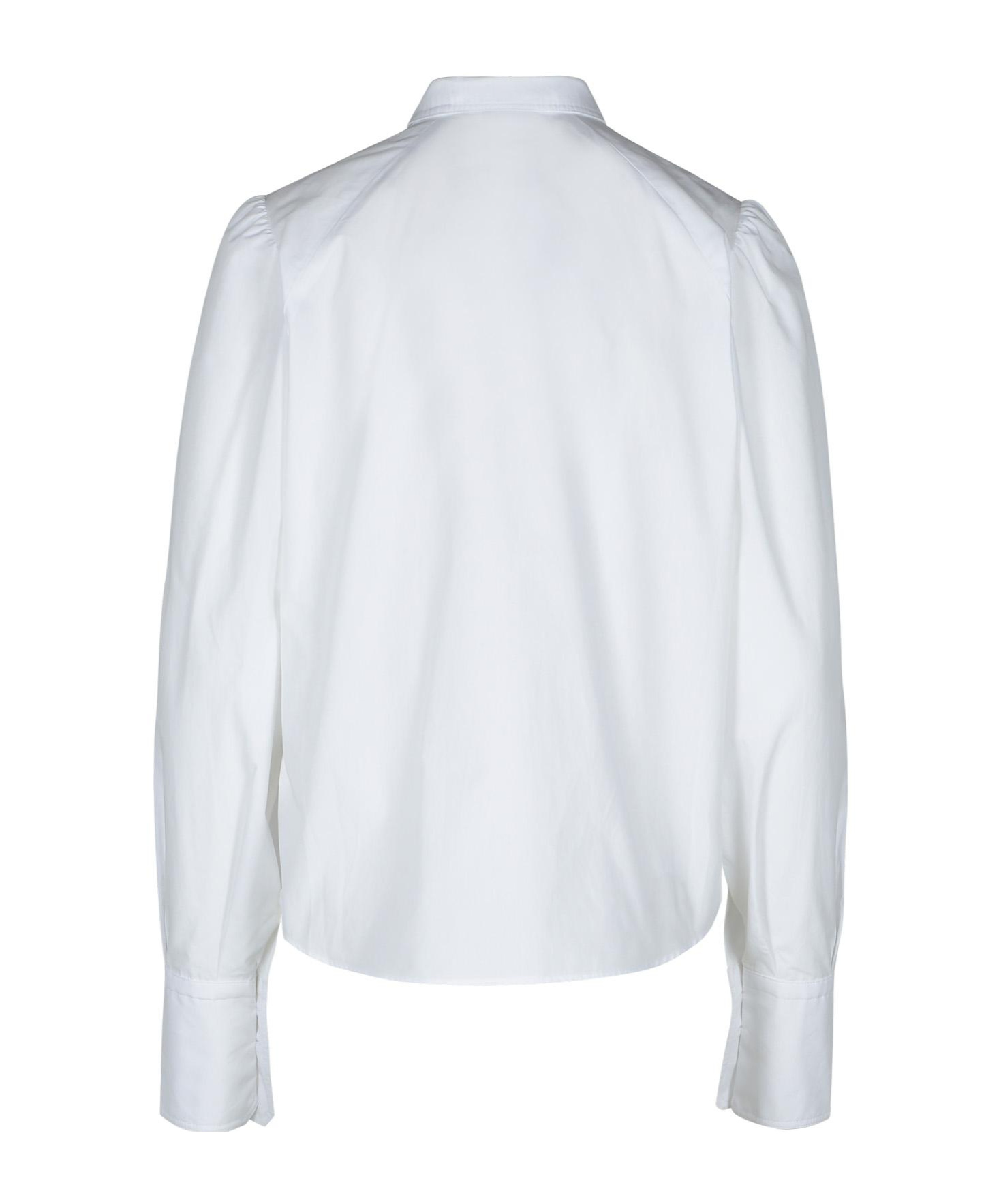 Patou Ascot White Cotton Blouse In White