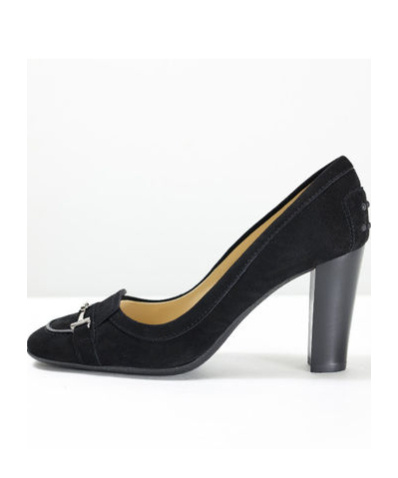 Tod's Round Head High Heels In Black