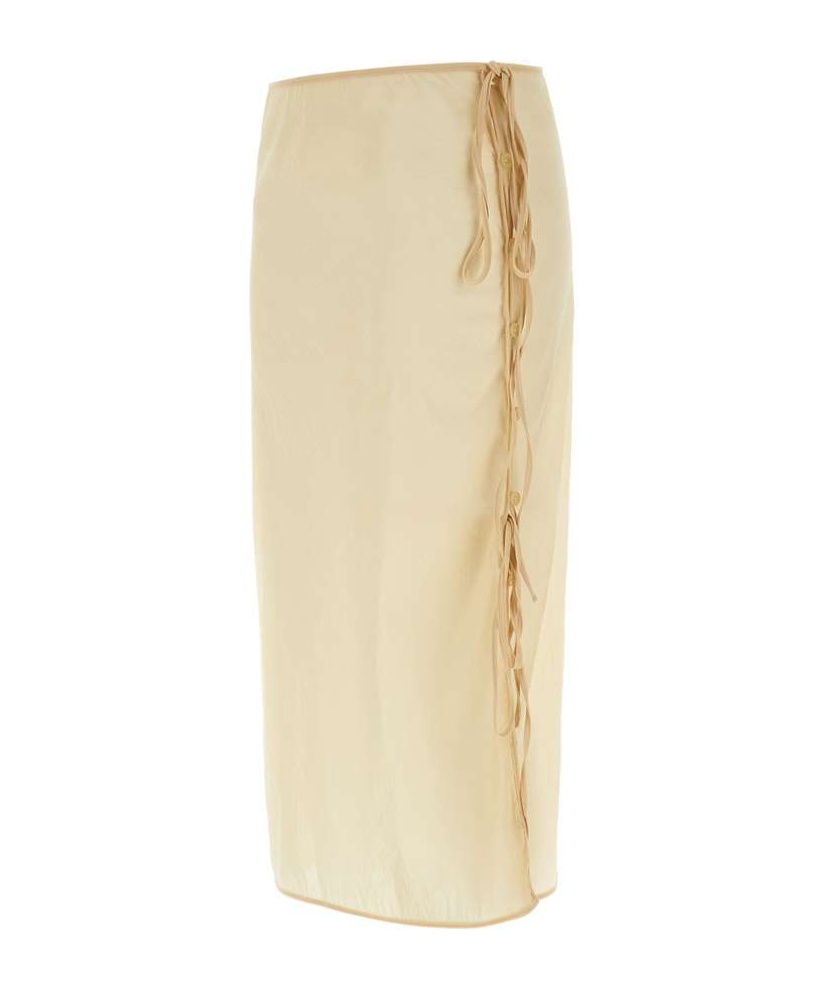 LOW CLASSIC SEE TROUGH BUTTON LOOP SKIRT