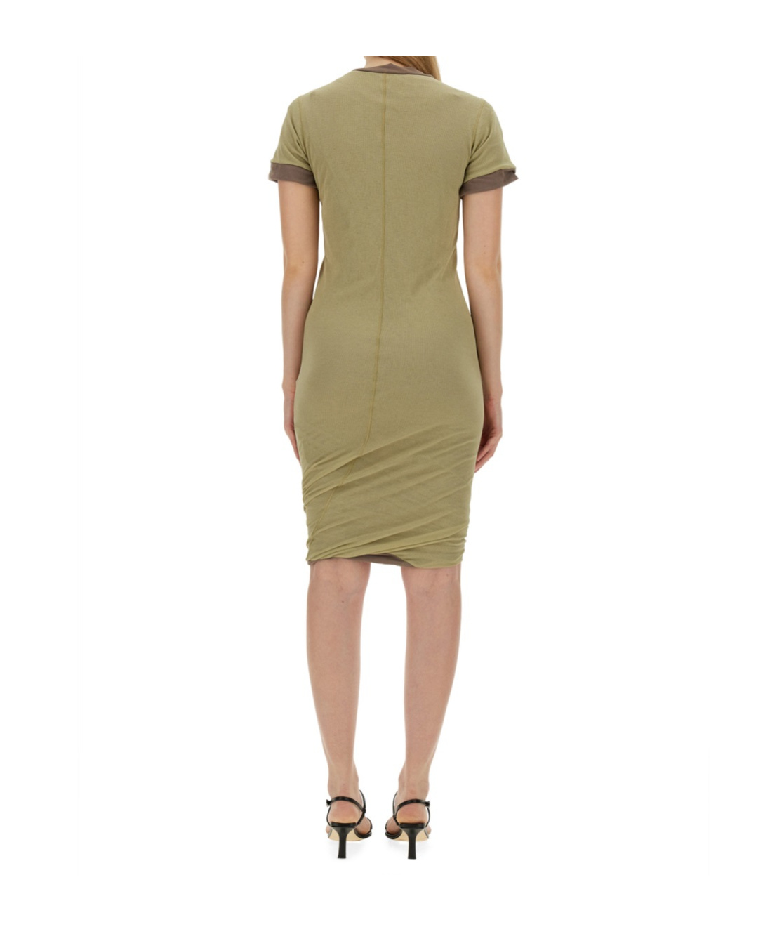 Sportmax Short-sleeved Dress In Green