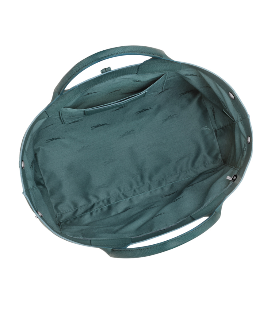 Longchamp Handbag L Le Roseau In Green