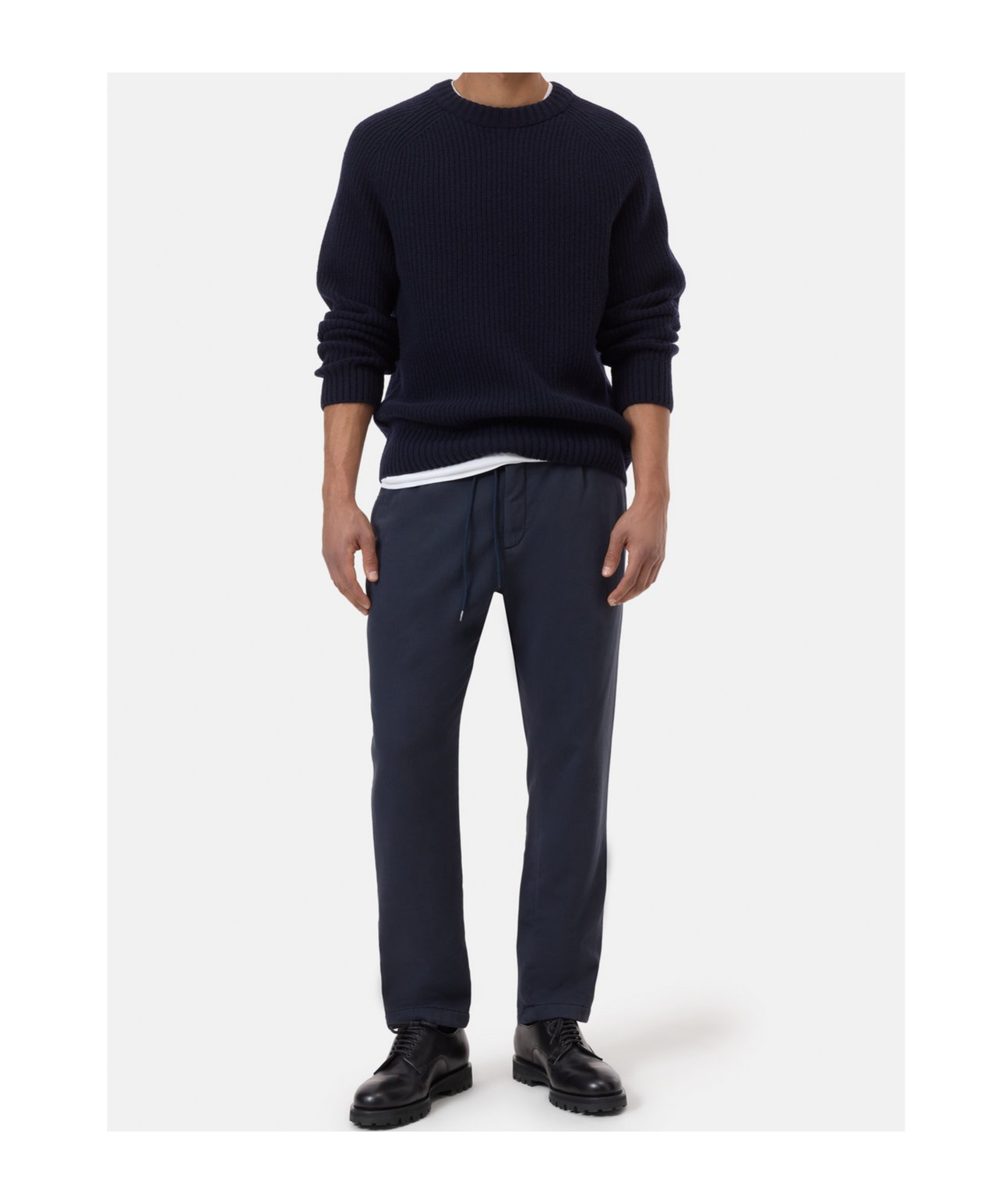 Closed Wool Sweater In Black