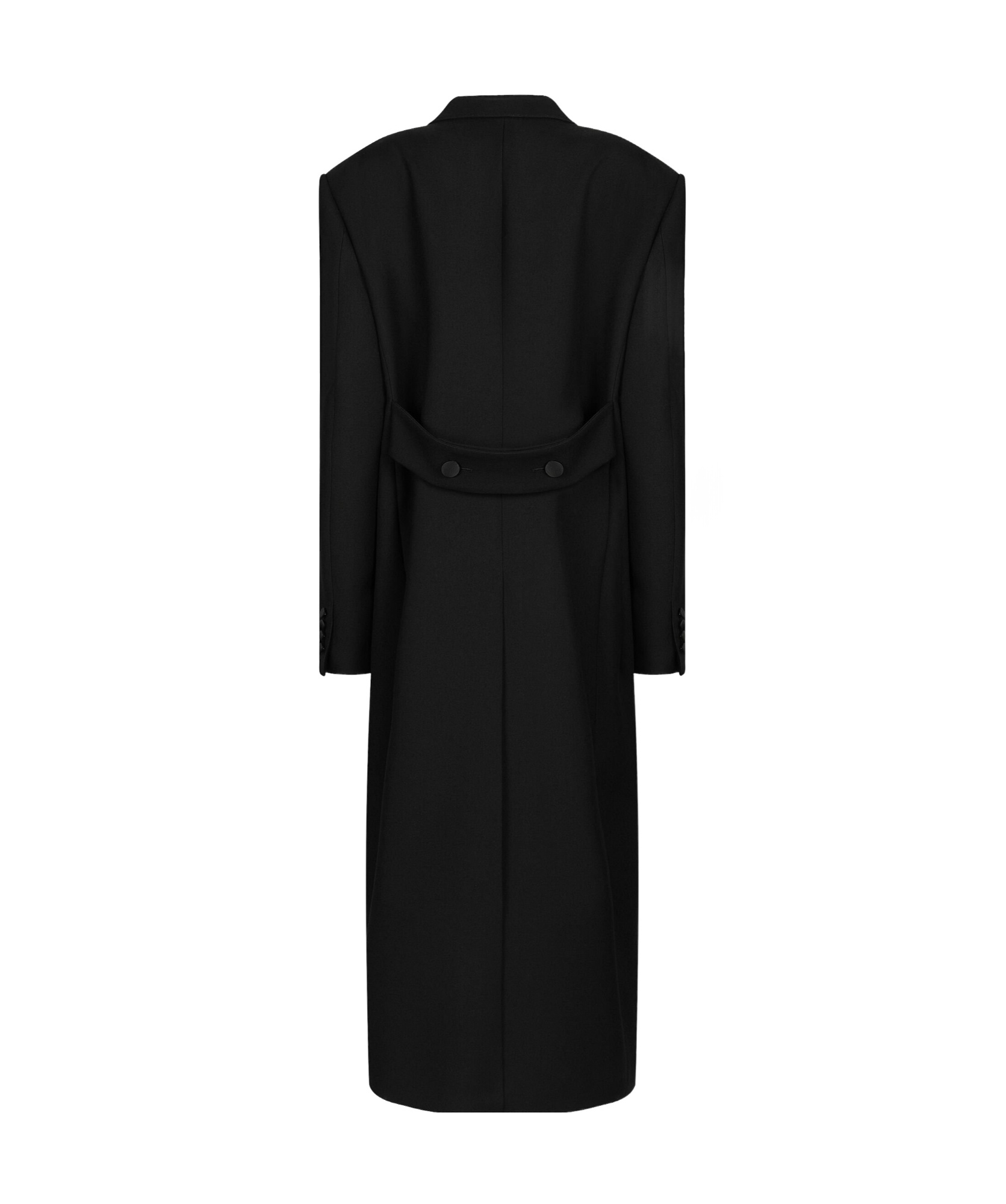 Dolce & Gabbana Wool Gabardine Double-breasted Coat - Women's - Silk/virgin Wool In Black
