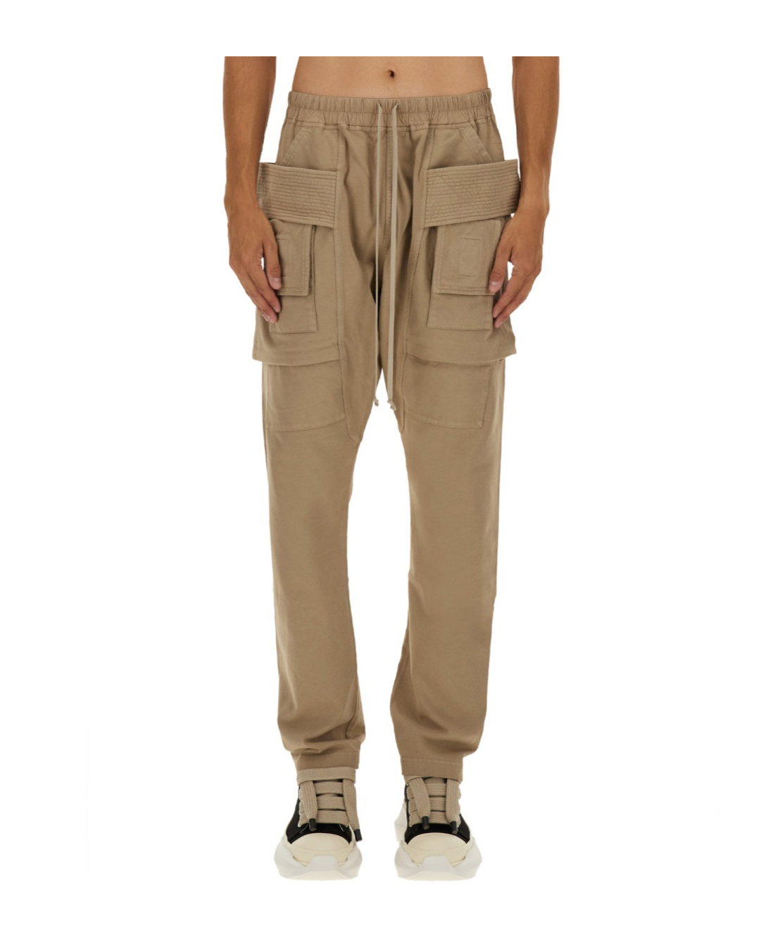 Rick Owens Drkshdw Relaxed Fit Brown Cargo Pants In Brown