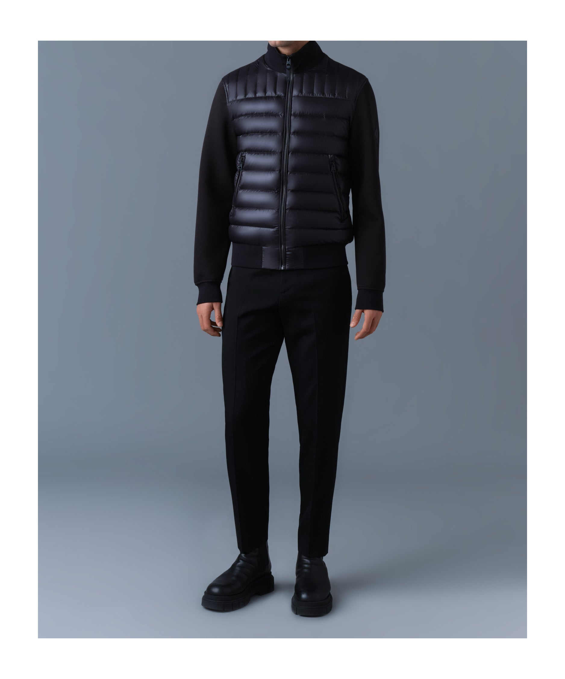 Mackage Collin-r Quilted Down Puffer Jacket In Black
