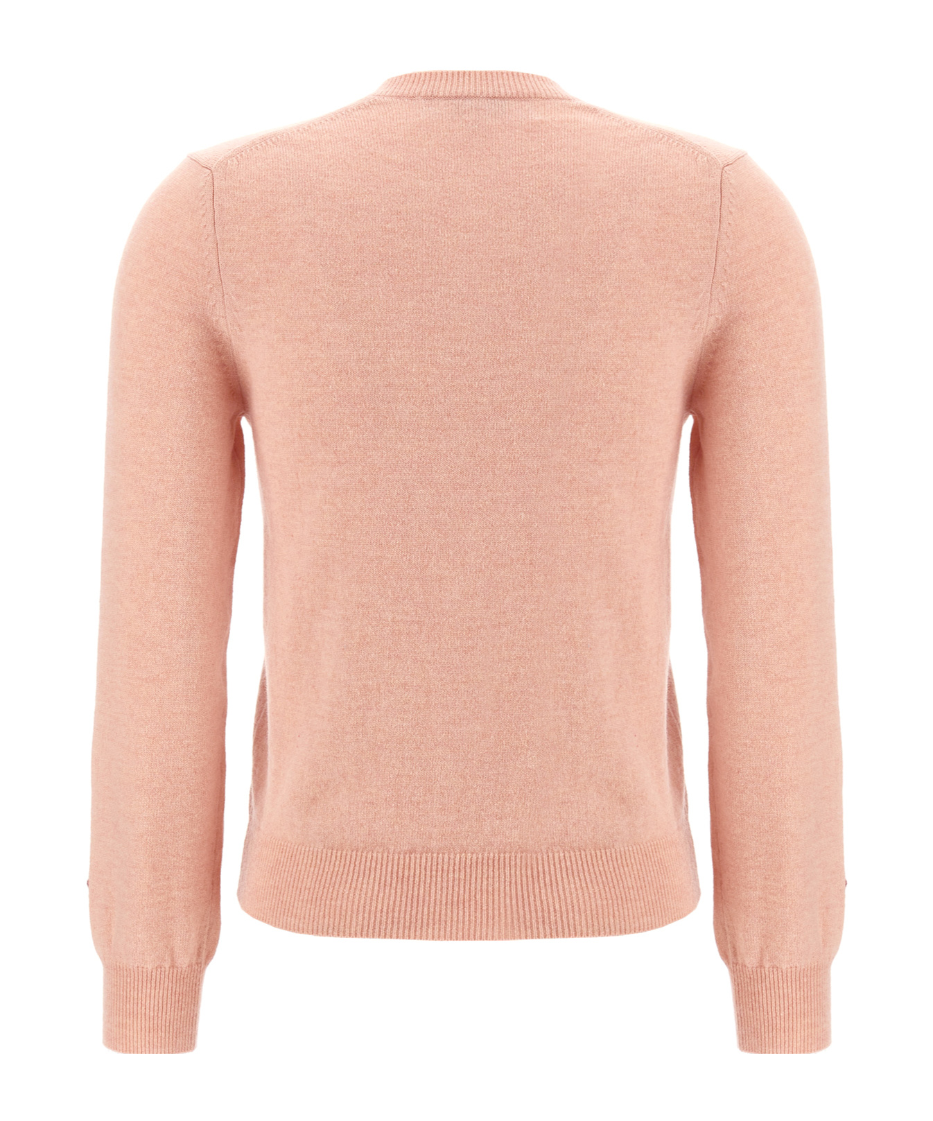 Comme Des Garçons Play Knitwear Cardigan Small Heart In Pink