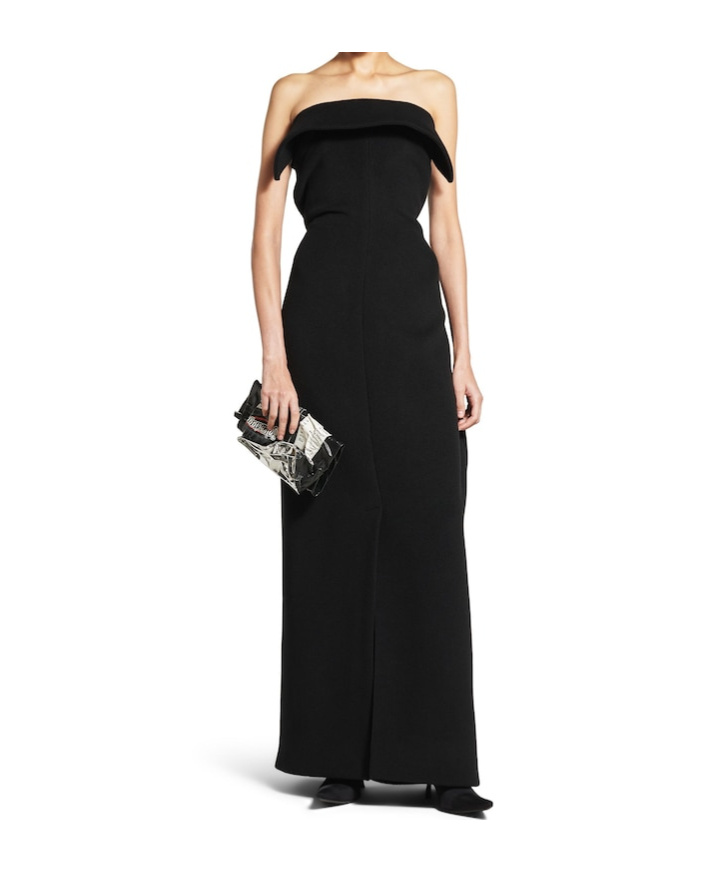 Balenciaga Chips Clutch Wallet In Black In Black