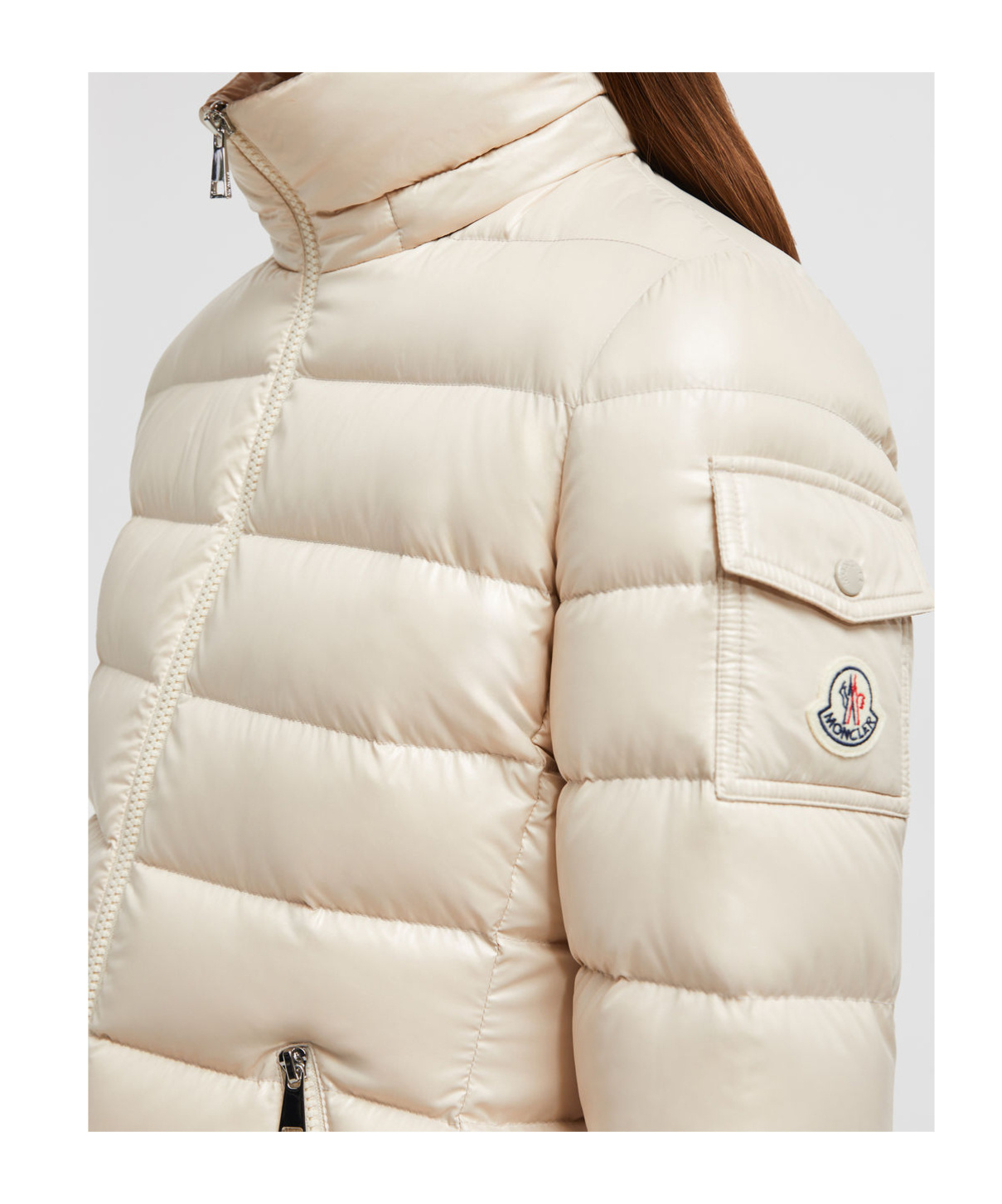 Moncler Doudoune Courte Badyf In Nude