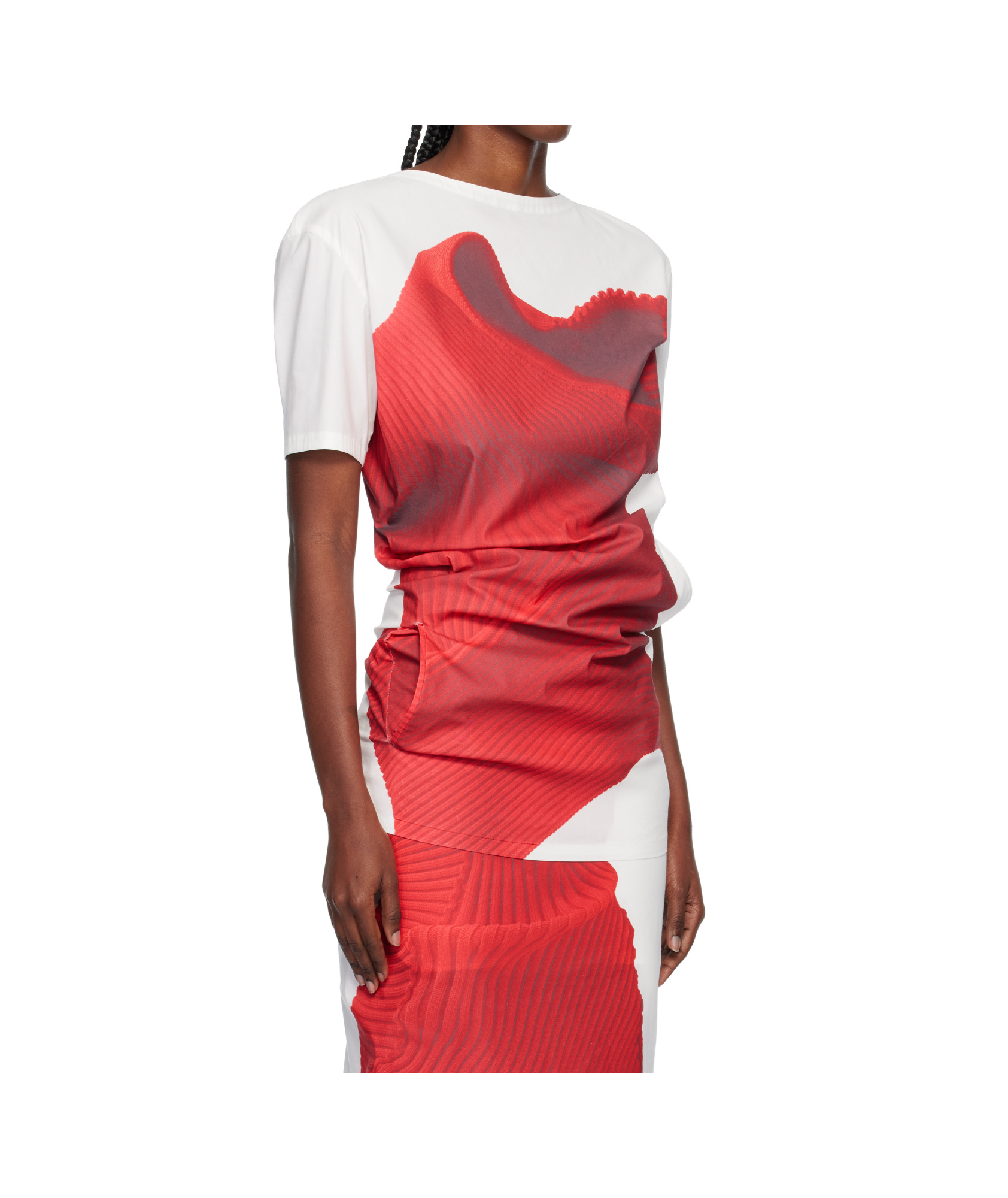 Issey Miyake Knit As Represented Top In Multi