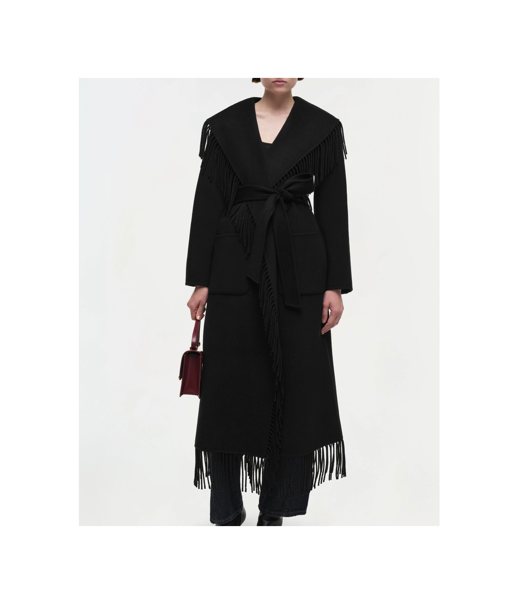 Simkhai Carrie Coat In Black