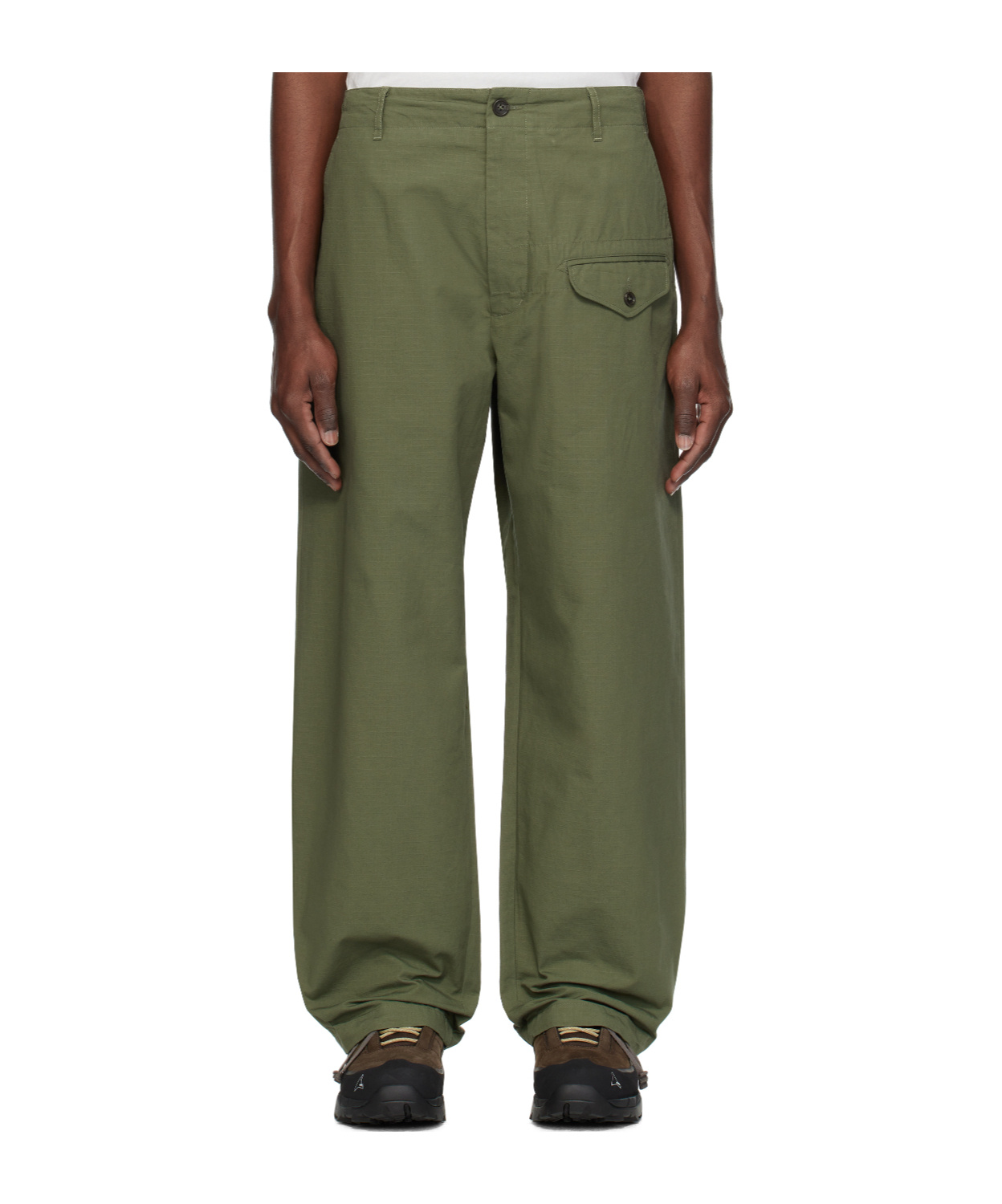 Engineered Garments Belt Loops Slacks In Khaki
