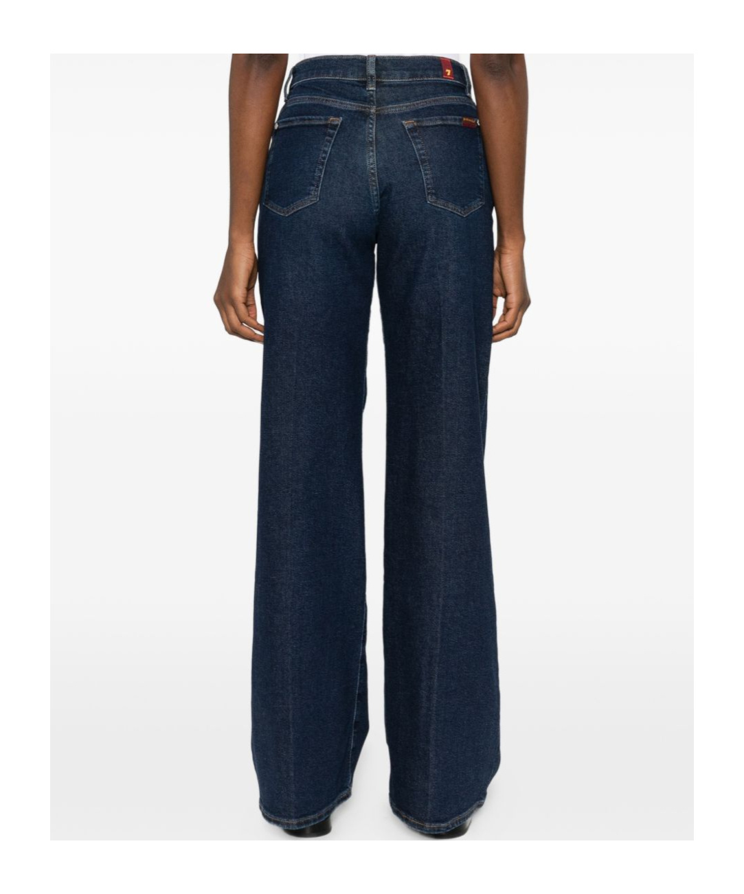 Blue Seven Belt Loop Jeans In Blue