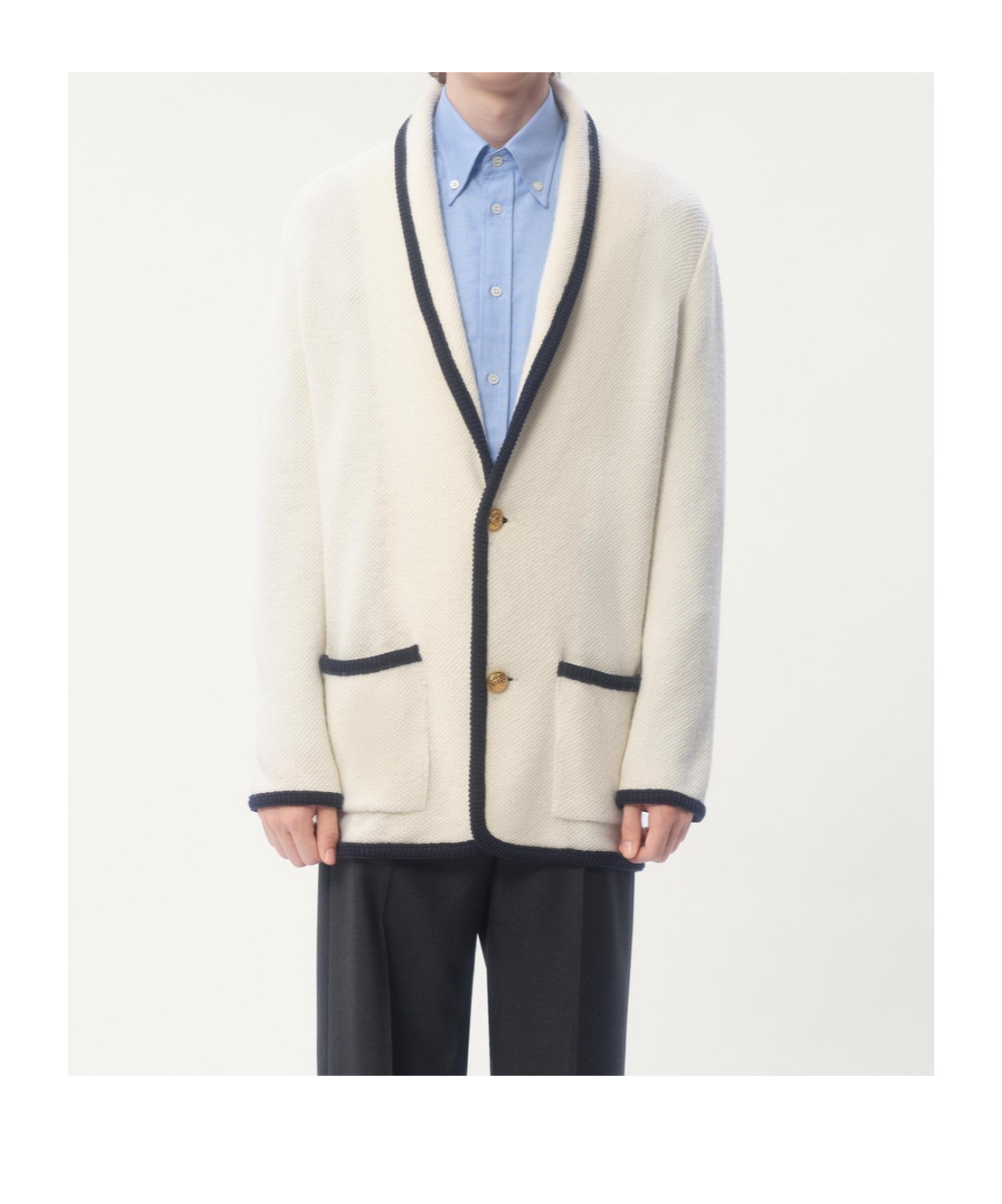 Valentino Men's Cotton And Wool Jacket In White