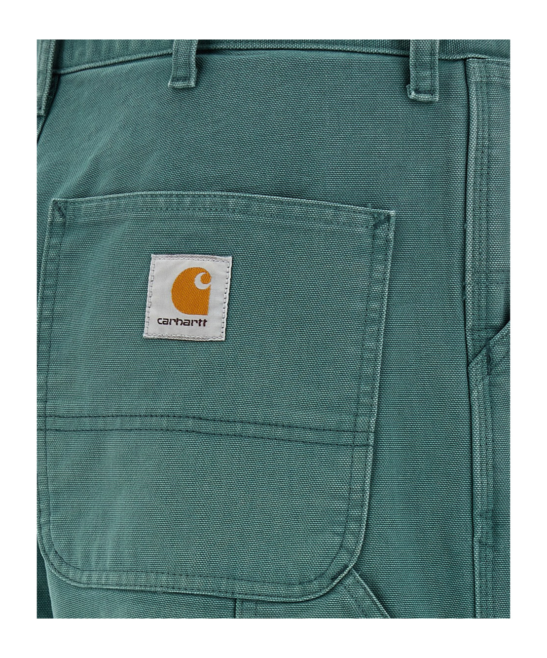Carhartt Mens Silver Pine Brandon Wide-leg Relaxed-fit Denim Jeans In Green