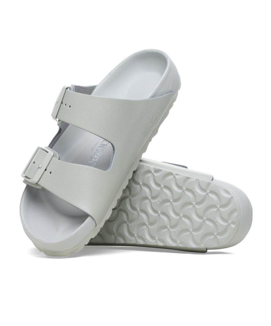 Birkenstock Flat Slippers In Gray