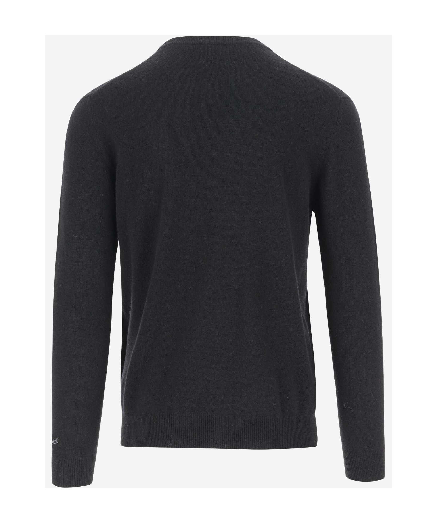 Woolrich Wool Crew-neck Sweater In Black