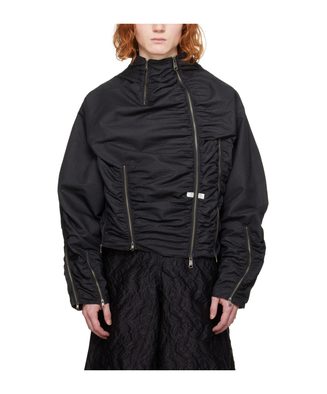 Ader Error Aploe Zipper Jacket In Black