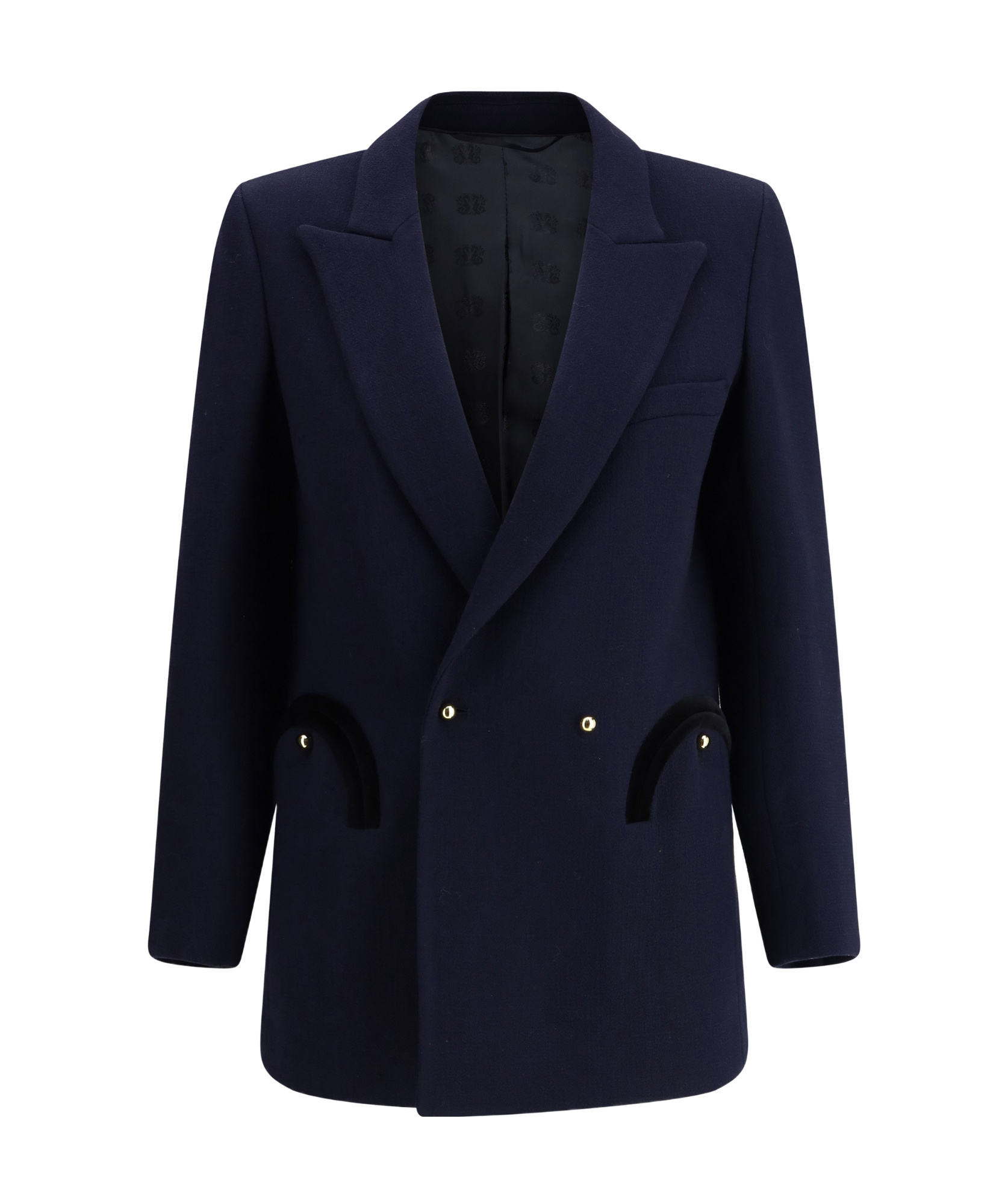 Blazé Milano Blaze Milano Resolute Everynight Essential Wool Blazer In Black
