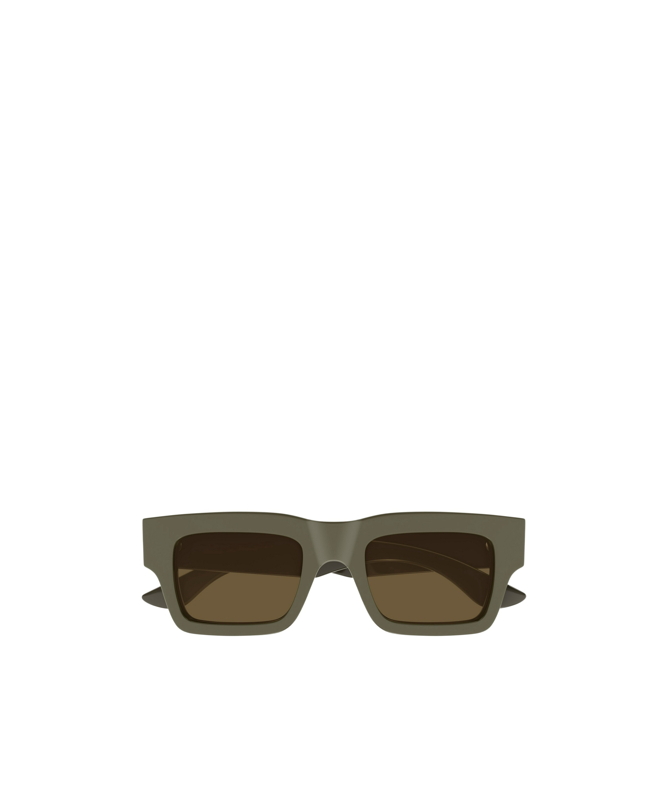 Alexander Mcqueen Eyewear Square Frame Sunglasses In Brown
