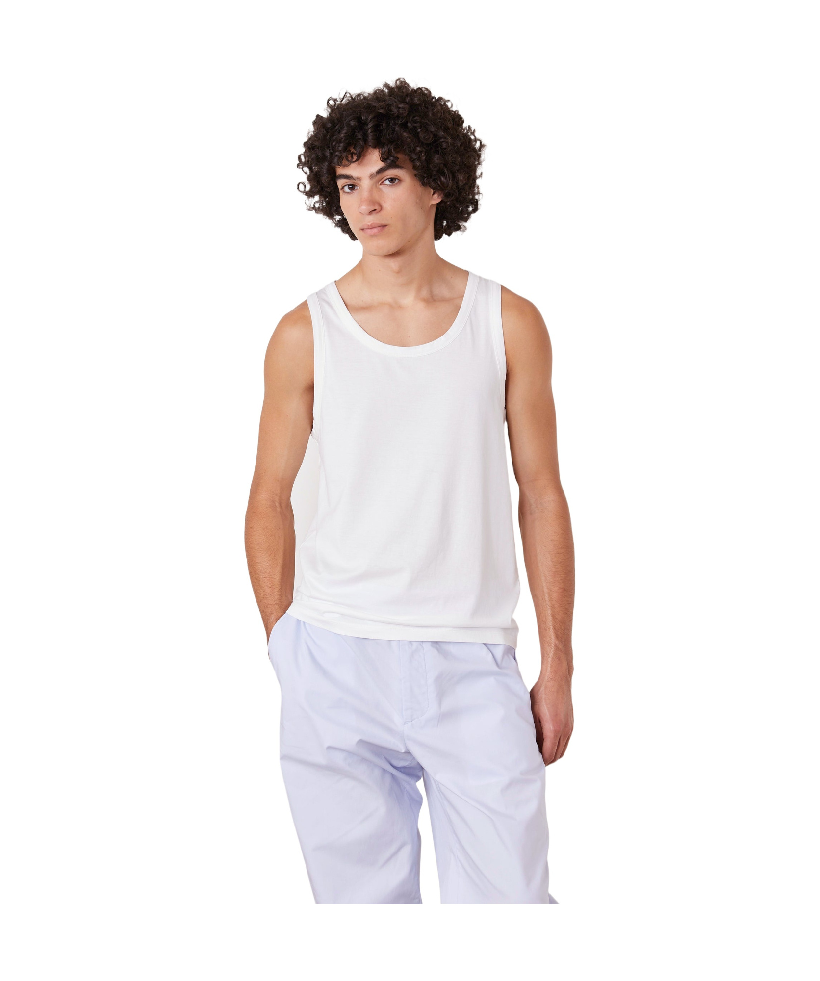 Officine Generale Sleeveless Vest In White