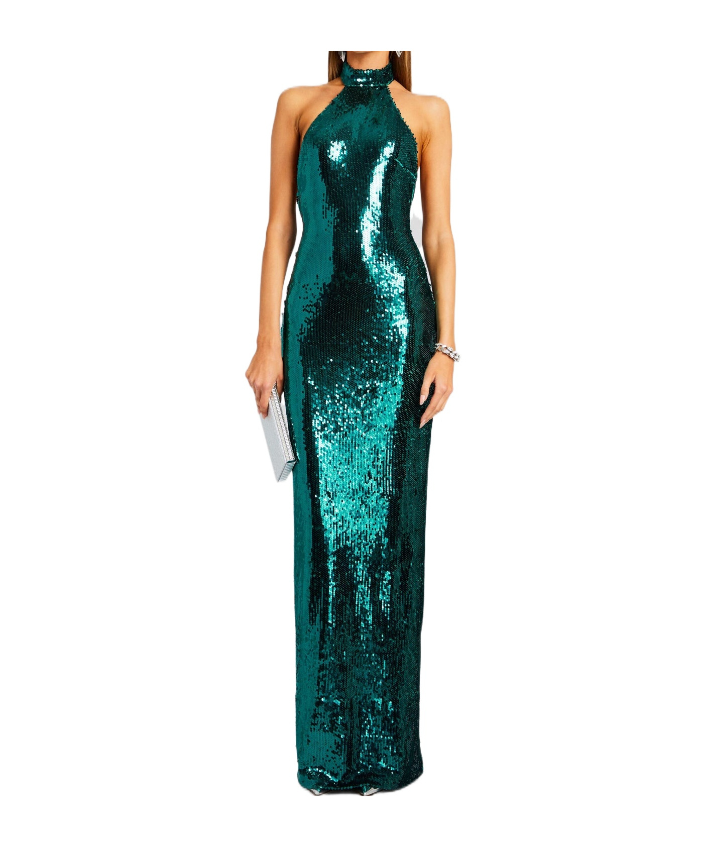 Retroféte Cora Sequin-embellished Maxi Dress
