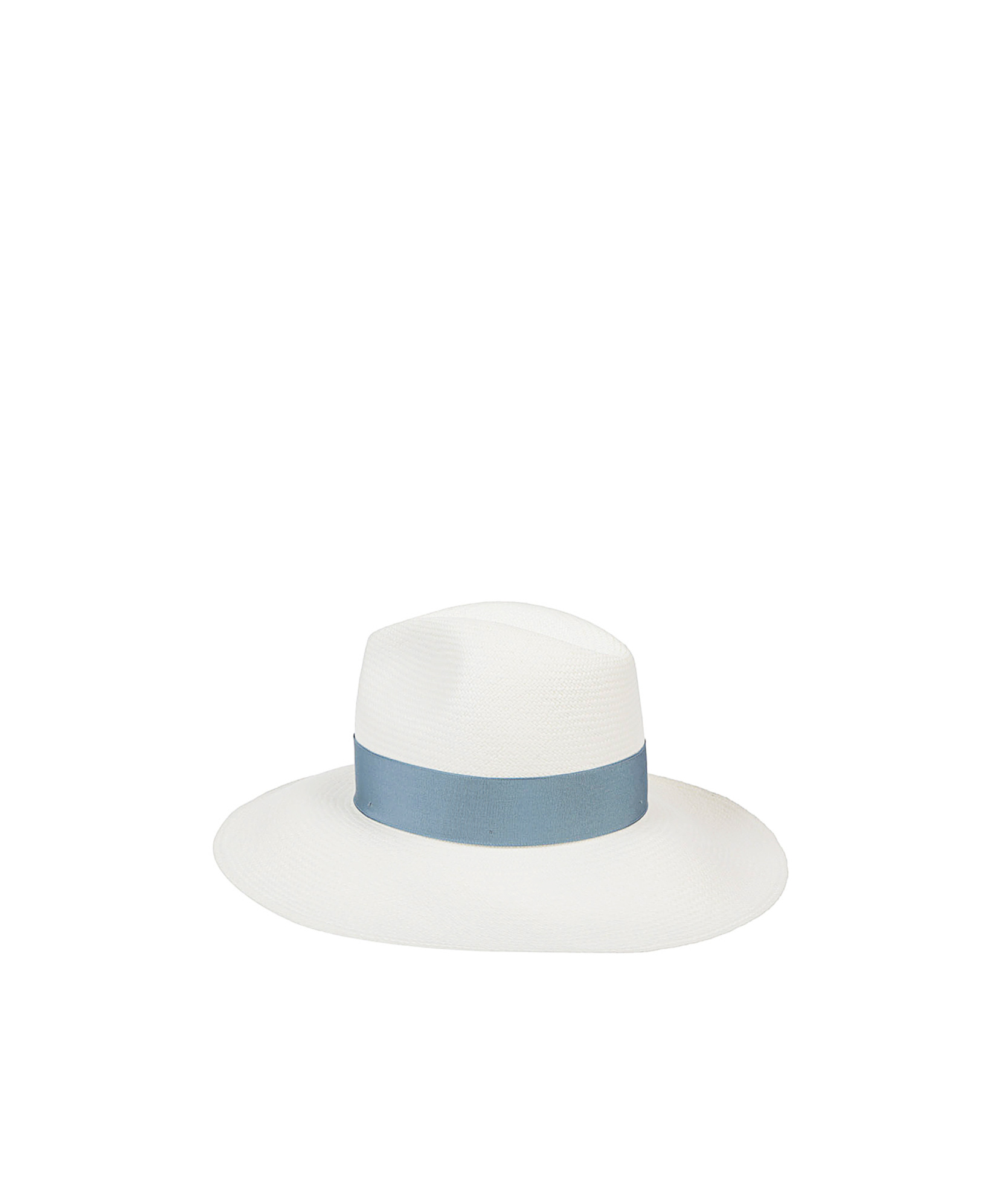 Borsalino Sophie Straw Hat With Ribbon Detail
