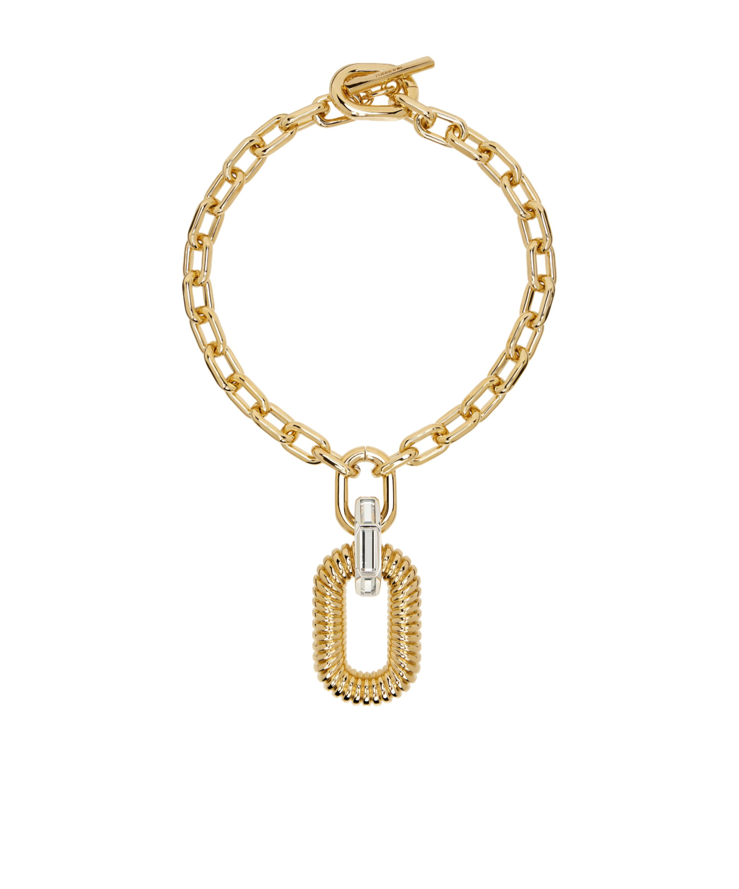 Rabanne Xl Link Necklace In Gold