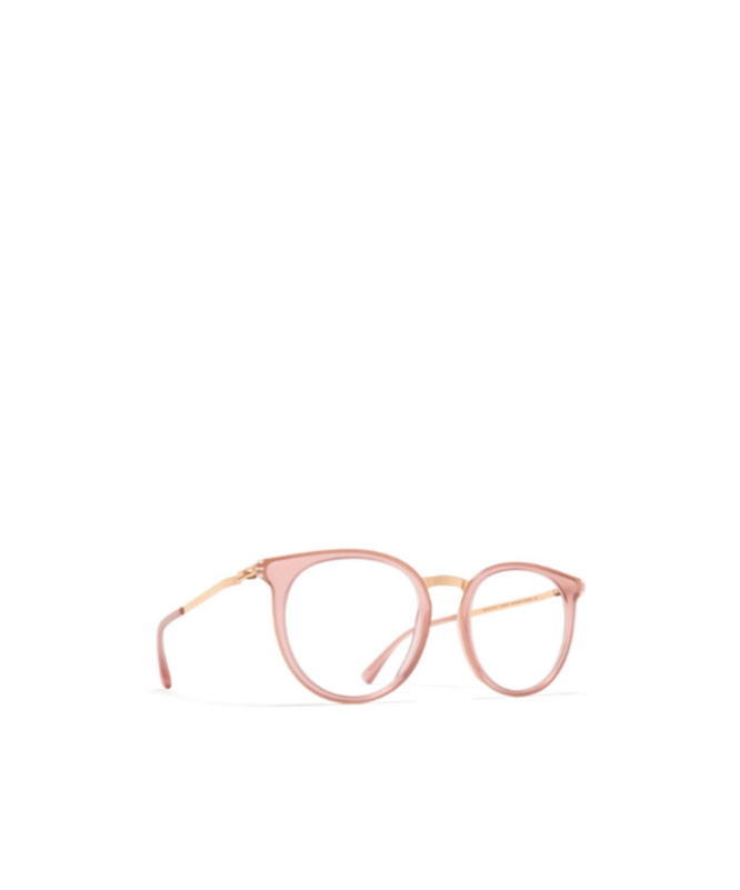 Mykita Logo Flat Mirror In Pink