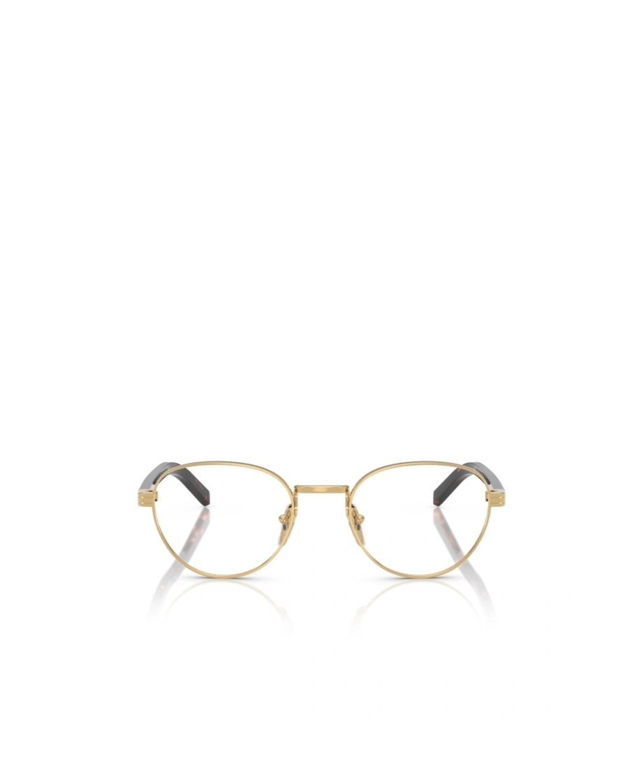 Shop Prada Metal-framed Eyeglasses In White
