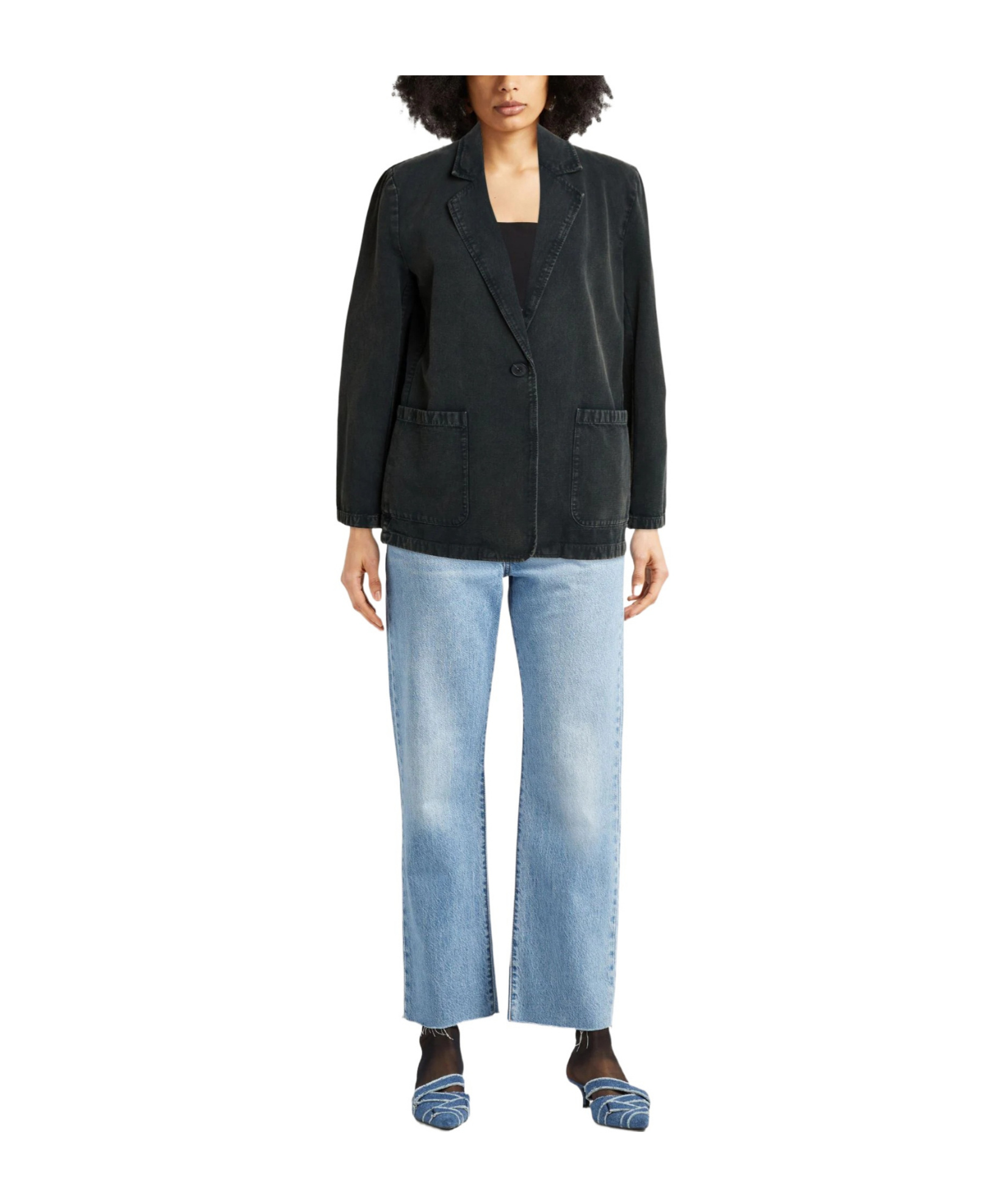Maxco. Single-breasted Blazer In Black
