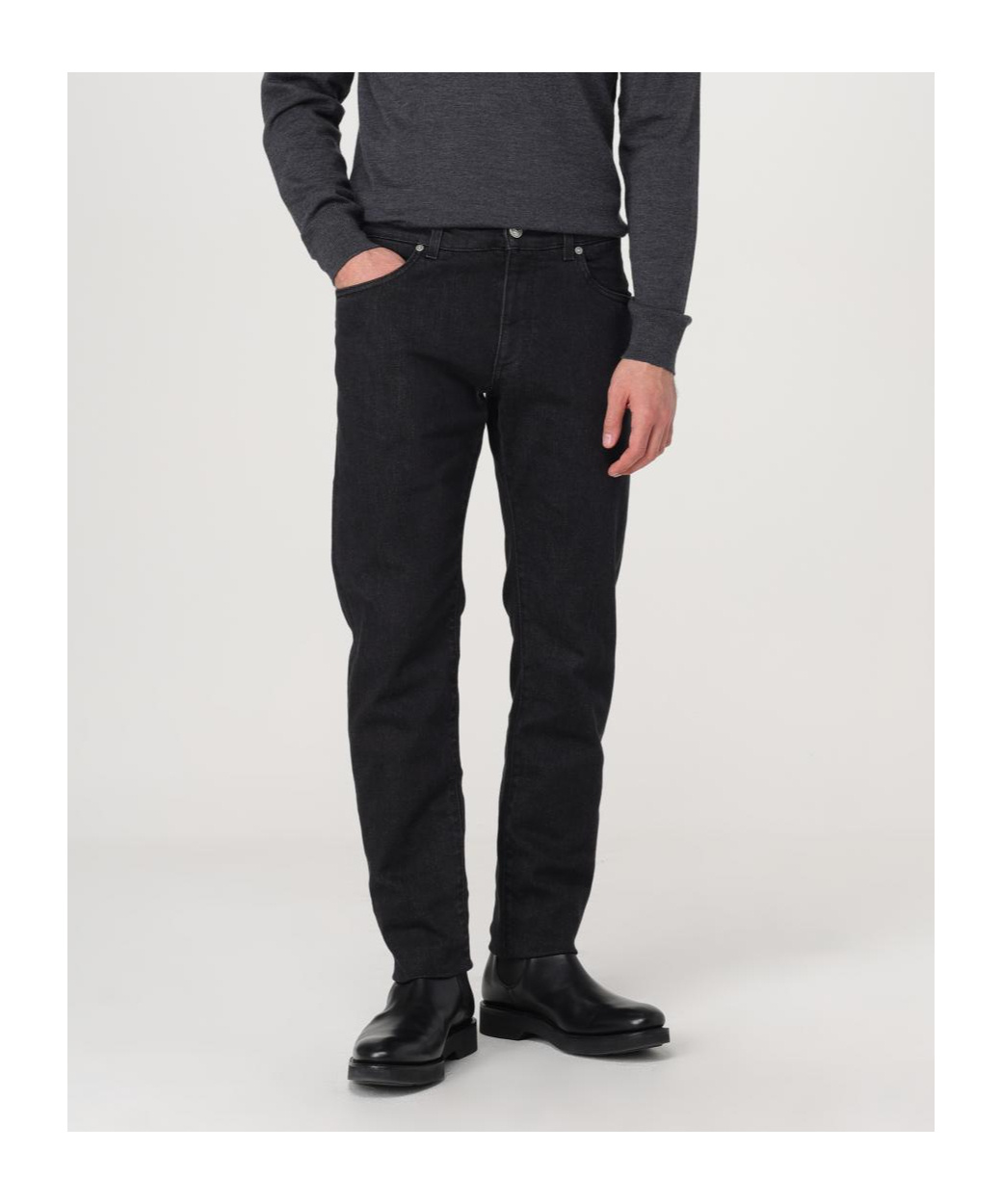 Etro Wool Blend Single Pleat Pants In Black