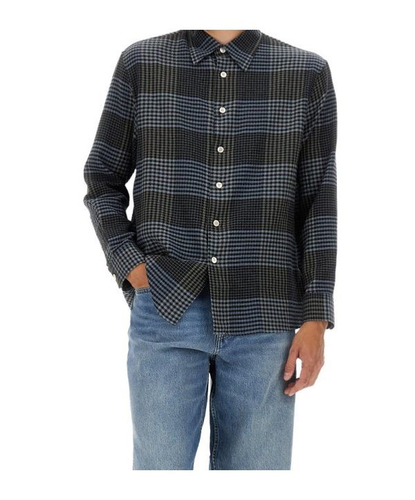 Sunflower Check Detailed Long-sleeved Shirt In Multi