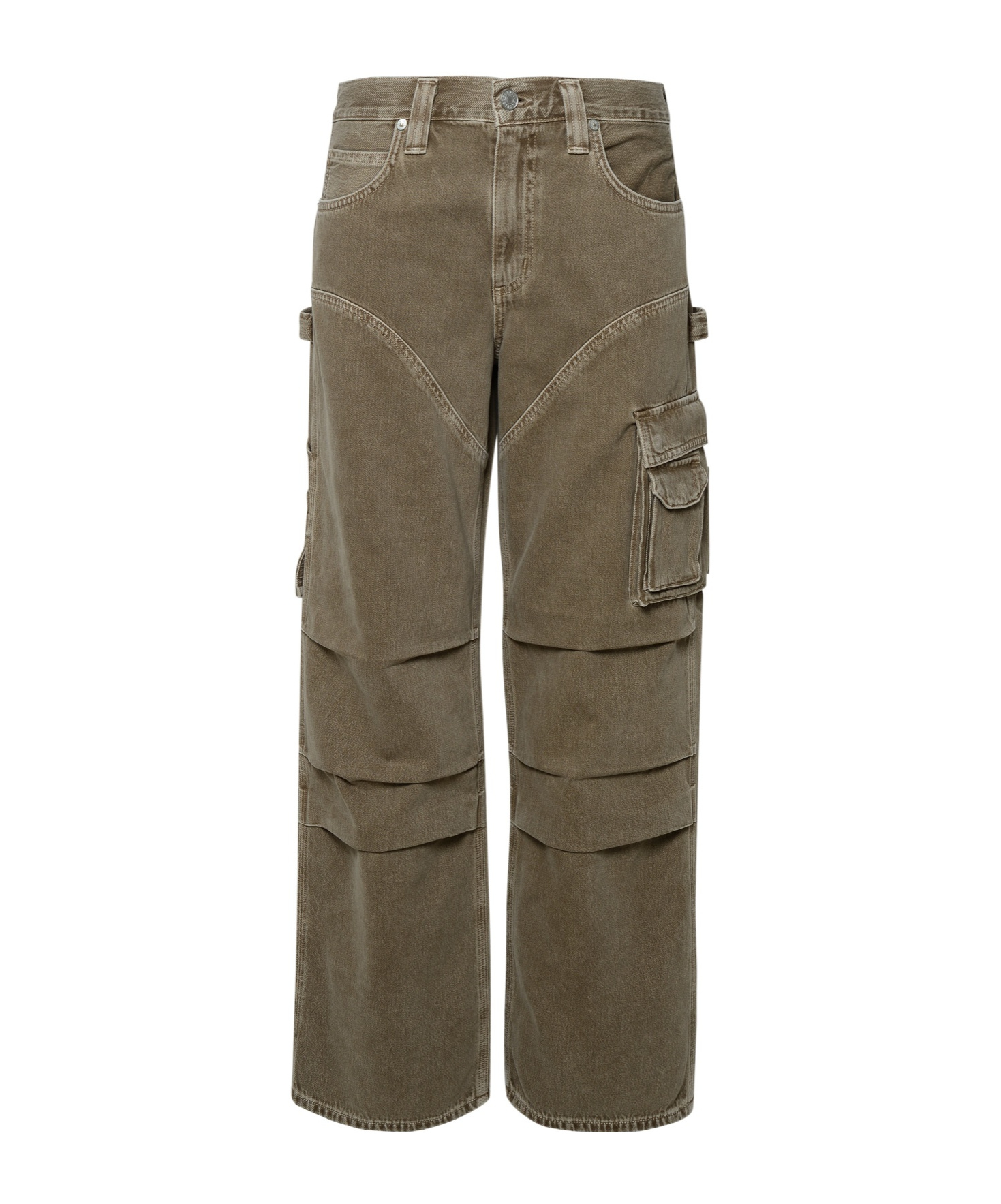 Agolde Pantalone Cargo In Green