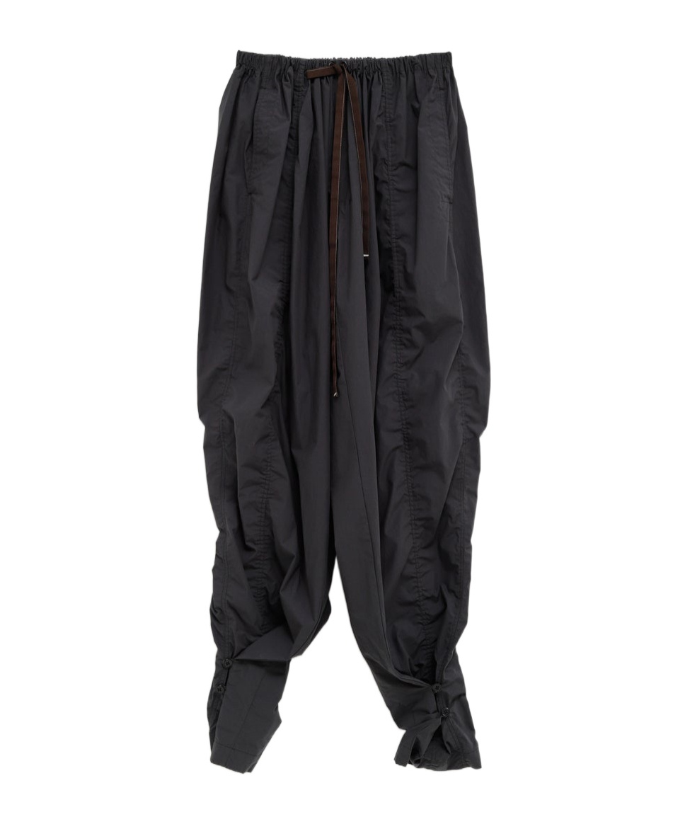 Lemaire Gray Parachute Lounge Pants In Black