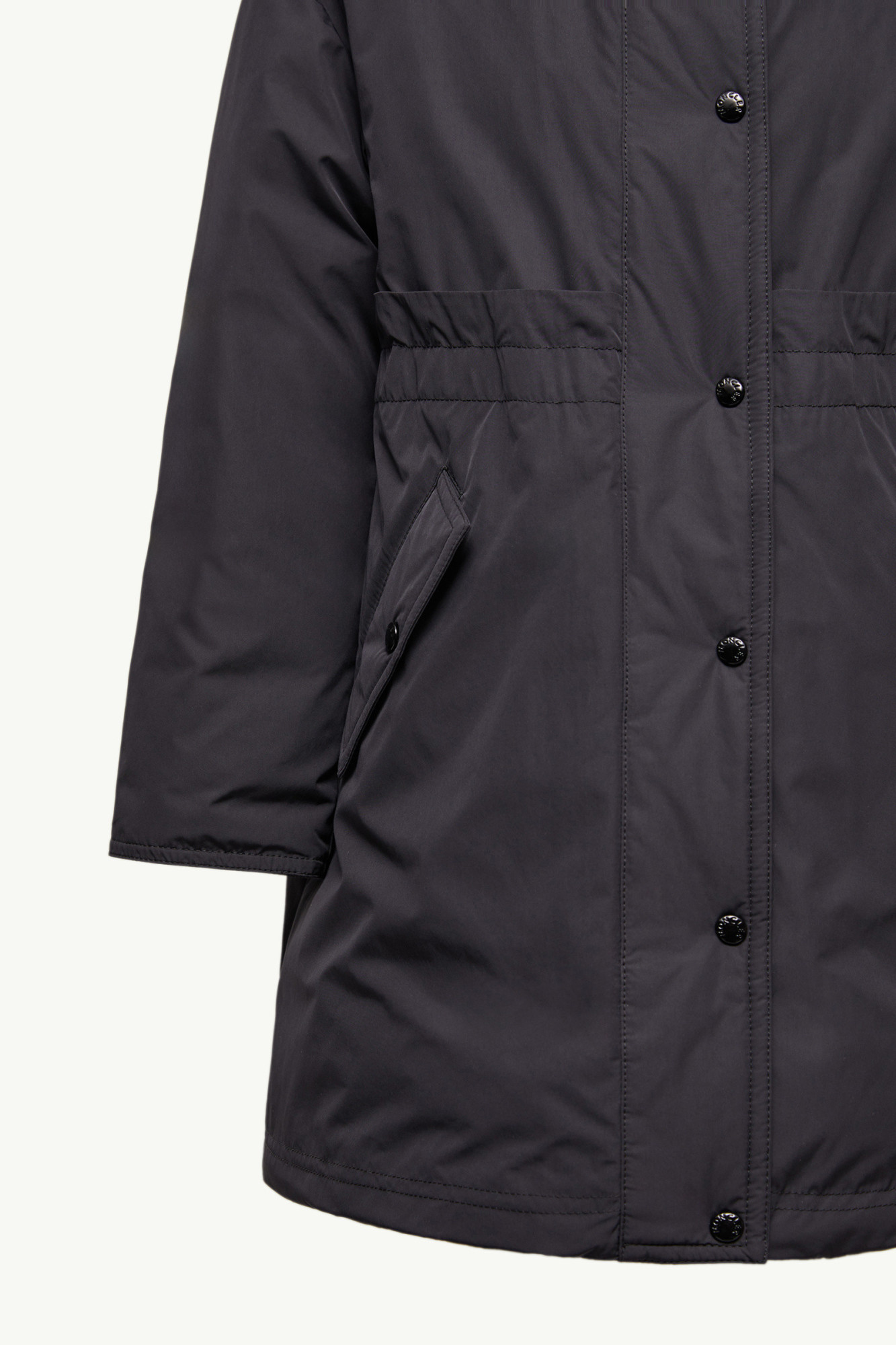 Moncler Coleen Parka Coat In Black