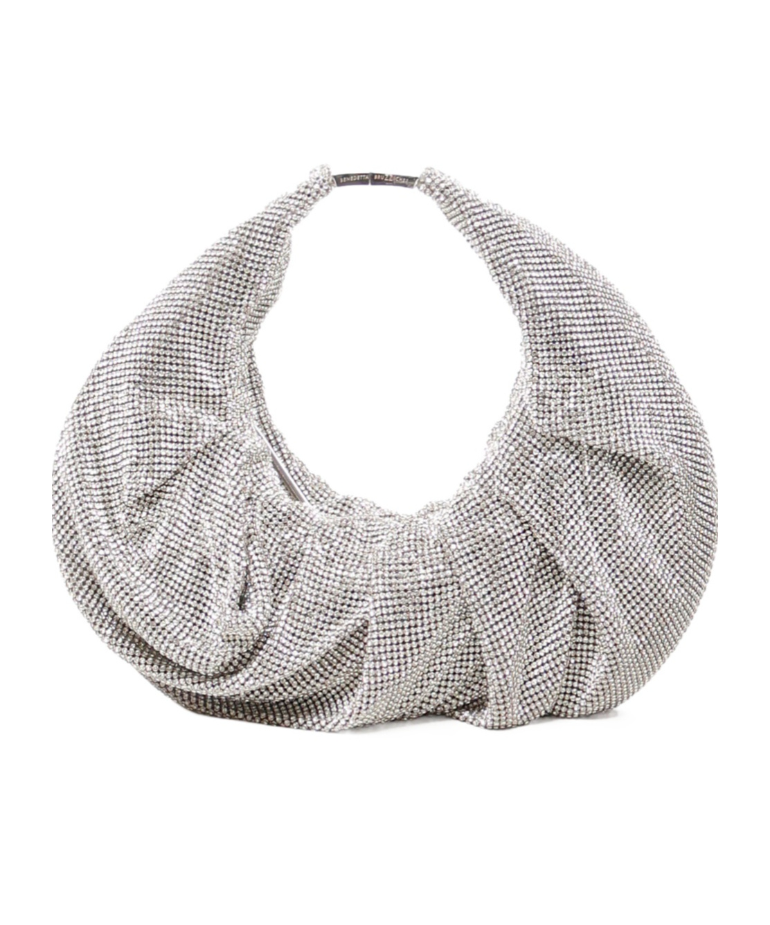 Benedetta Bruzziches Yennefer Crystal Top Handle Bag In Gray