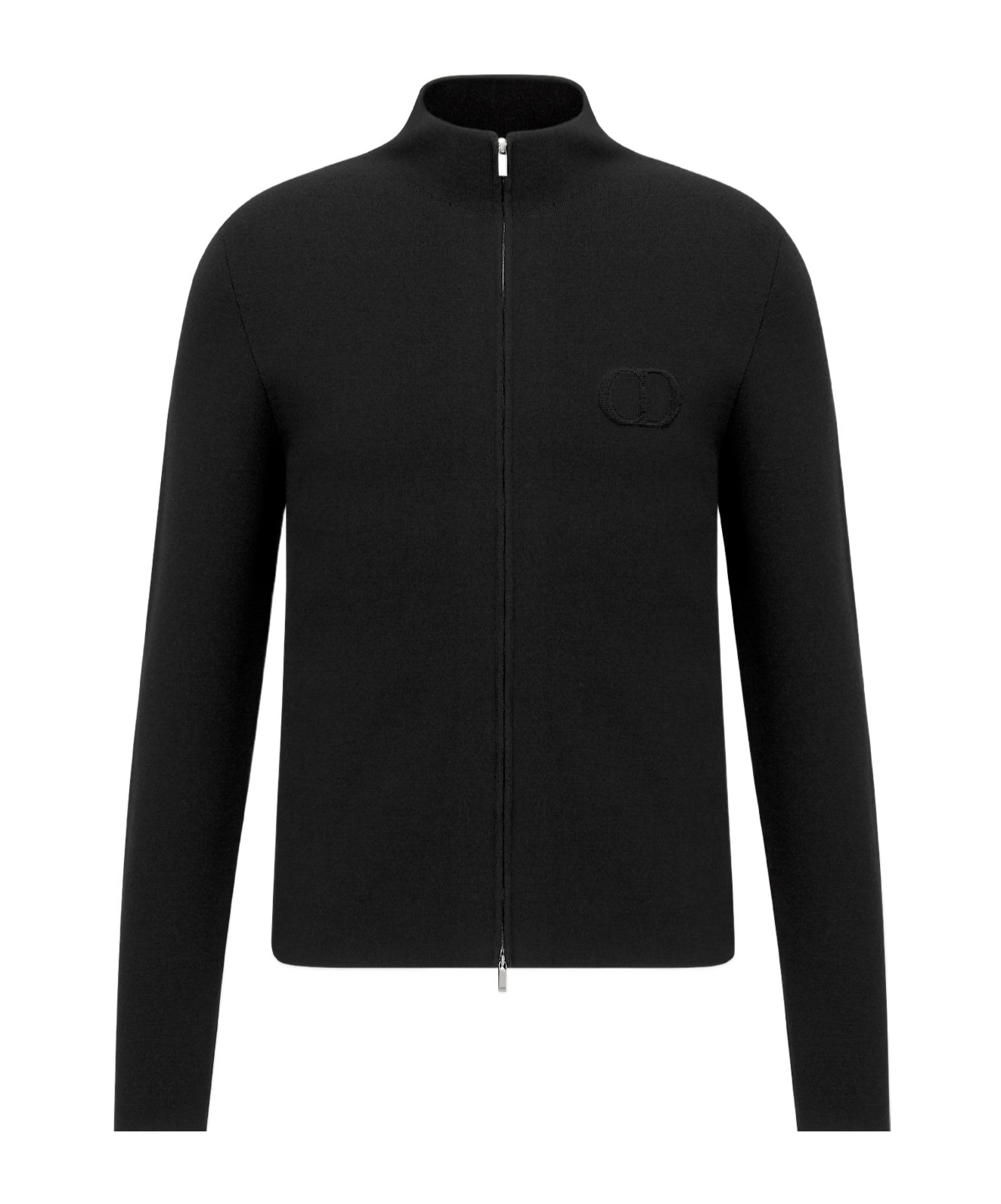 Dior Zippered Sweater In Black