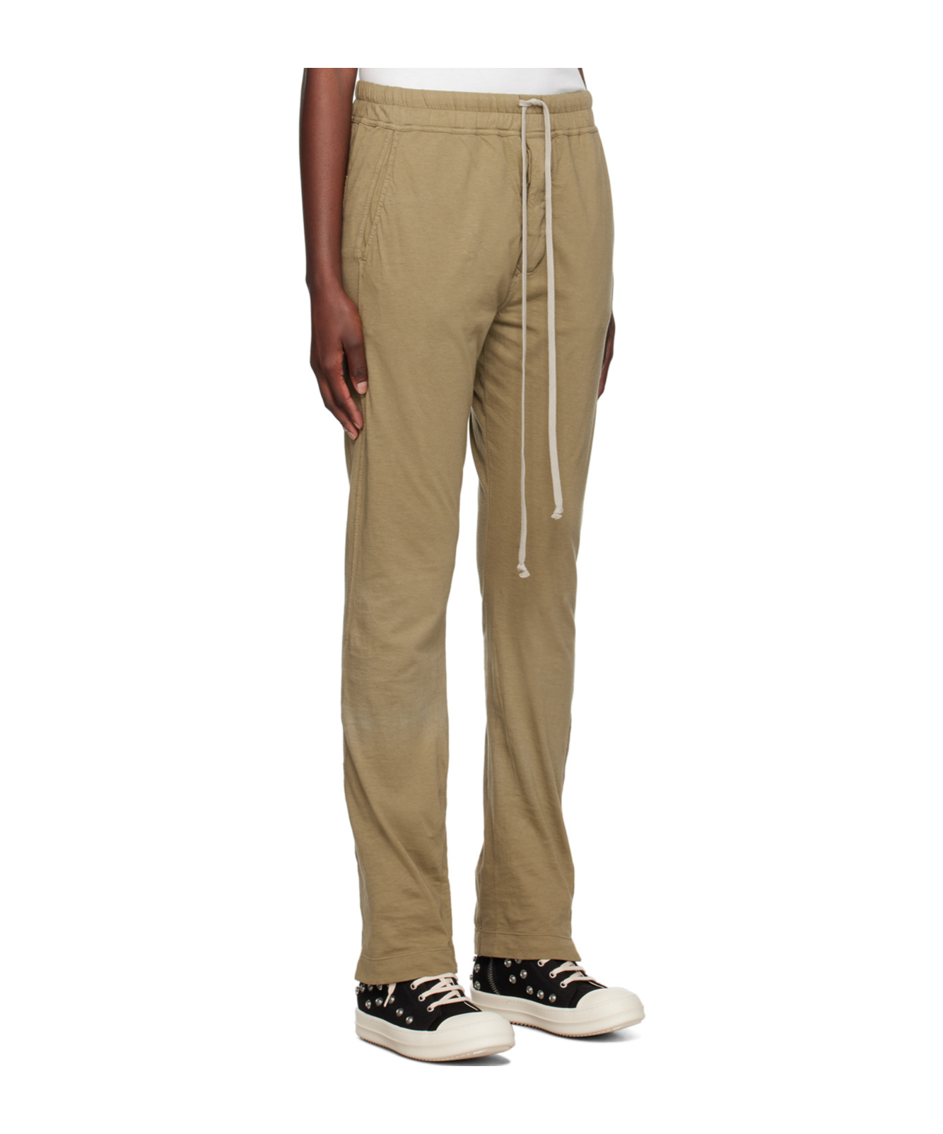 Rick Owens Drkshdw Green Berlin Lounge Pants In Brown
