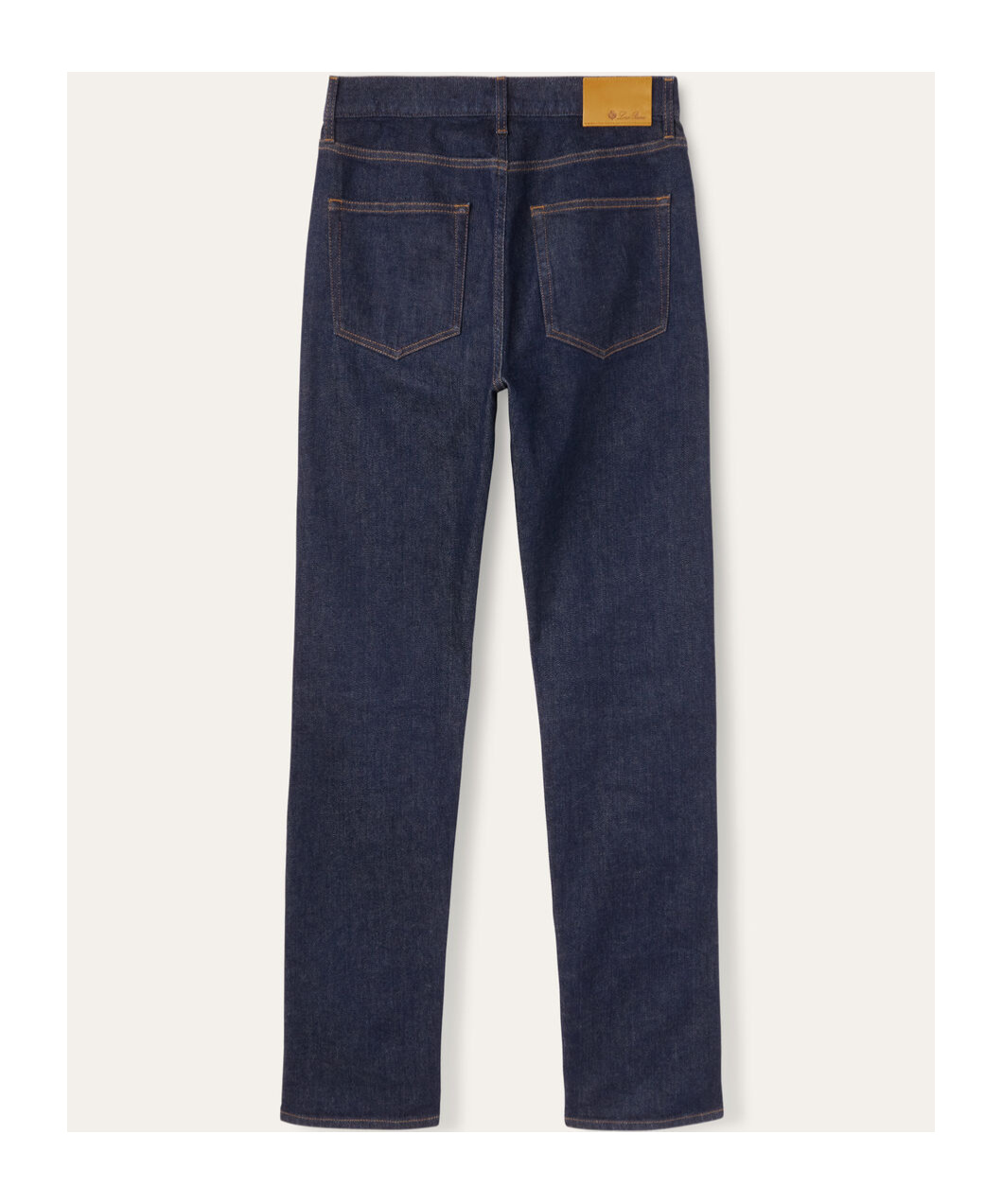 Loro Piana Belt-loop Jeans In Deep Lagoon Color