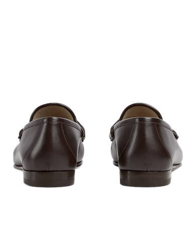 Gucci Horsebit Leather Loafers In Brown