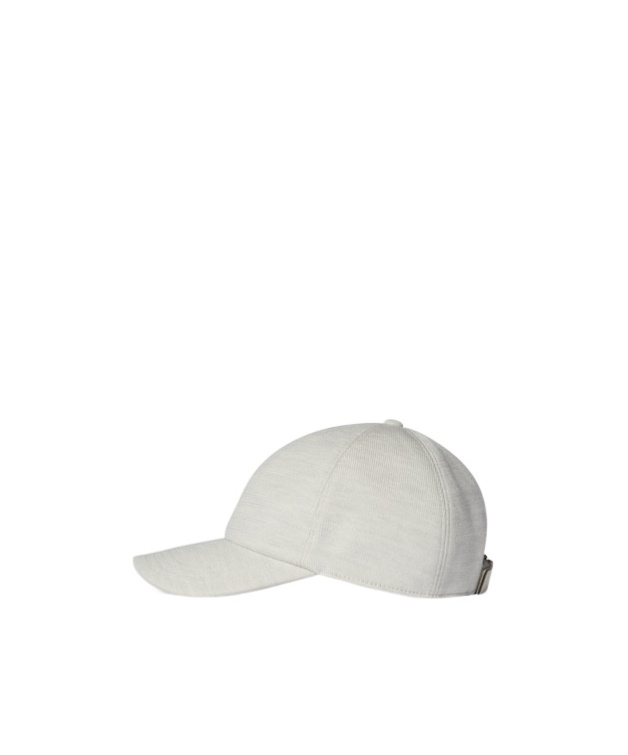 Gucci Wool Baseball Hat With Double G In White