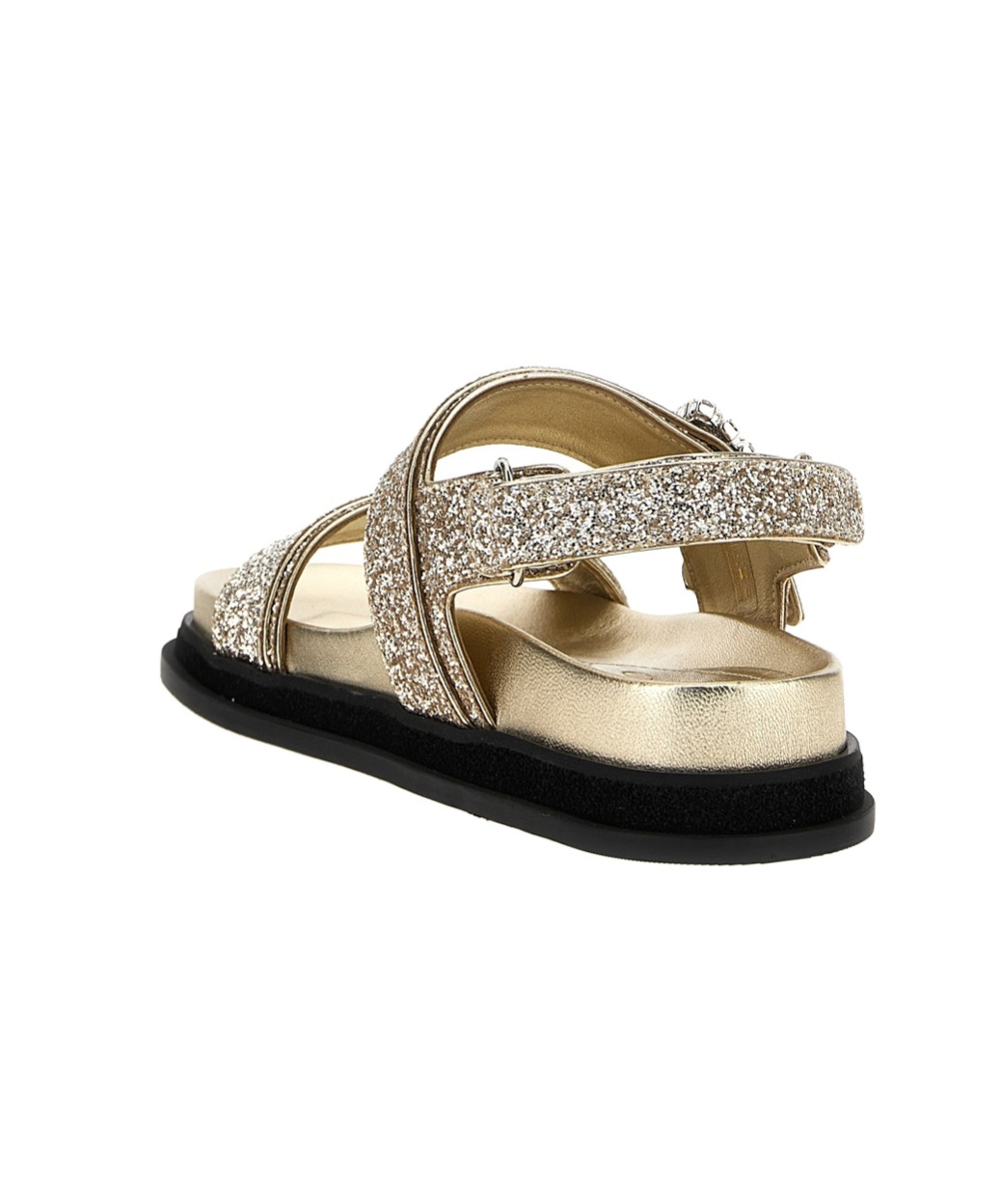 Jimmy Choo Verity Flat Sandals In Nude