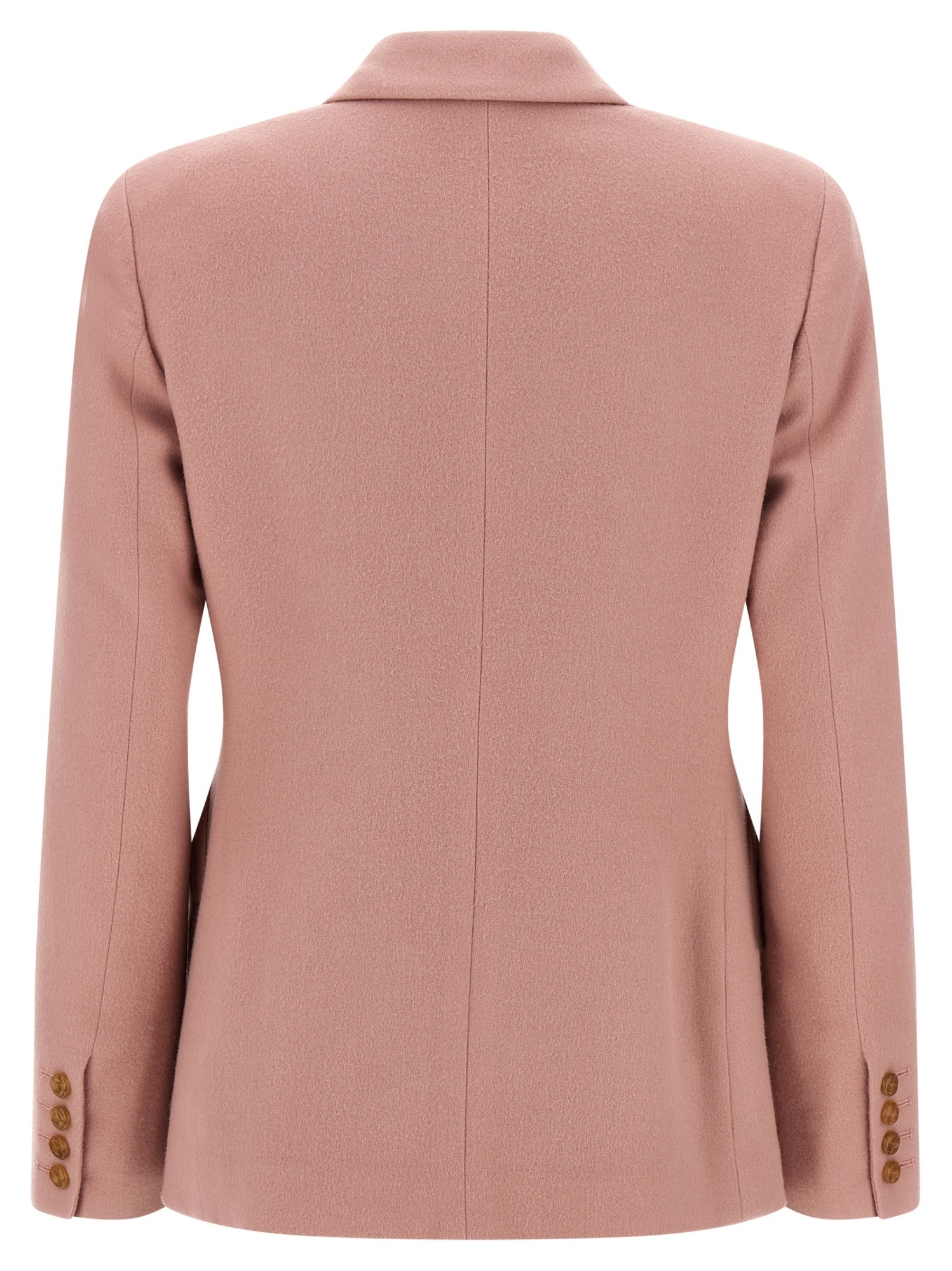 Blazé Milano Double-breasted Round-pockets Blazer In Brown