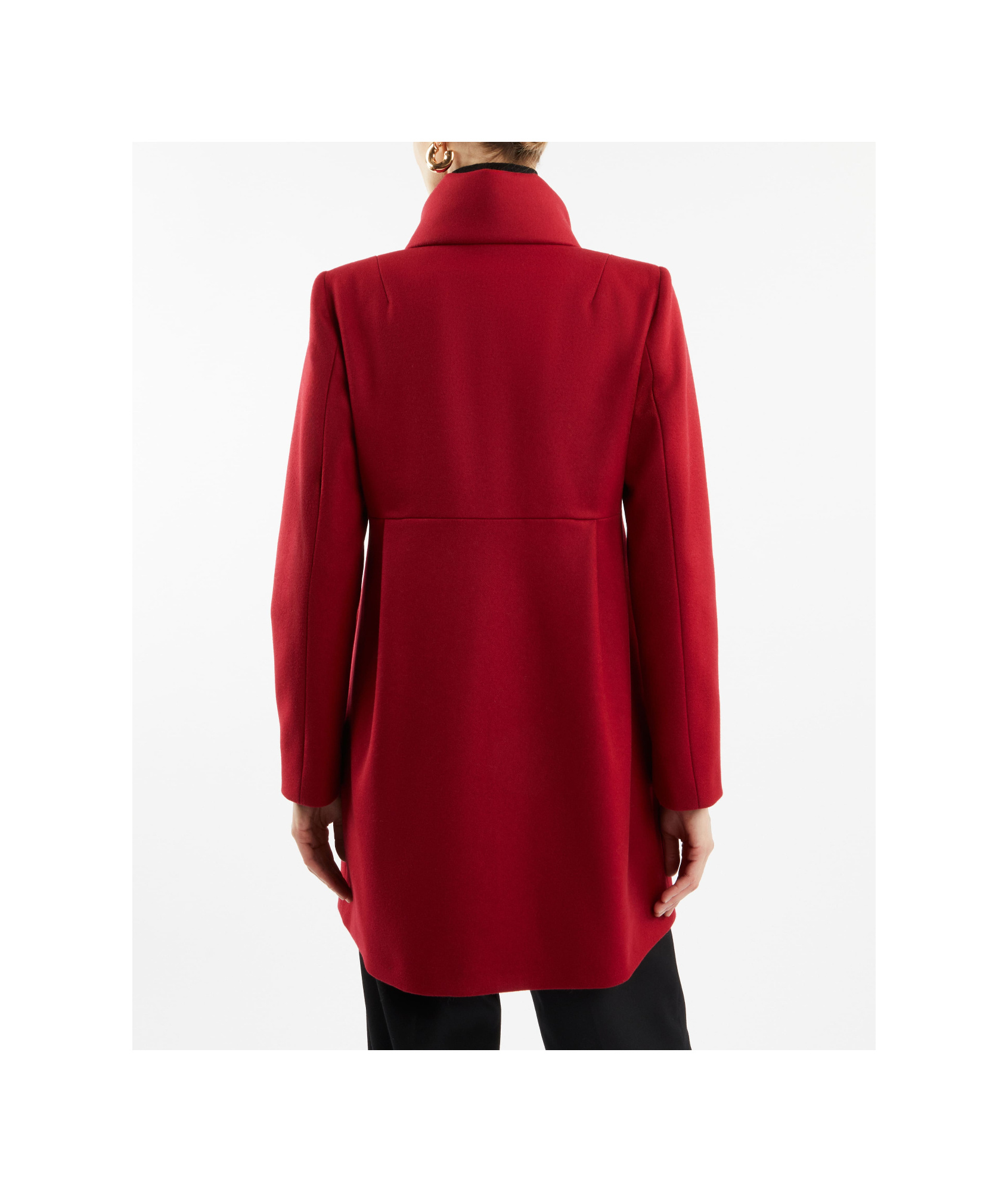 Fay Romantic Coat In Red