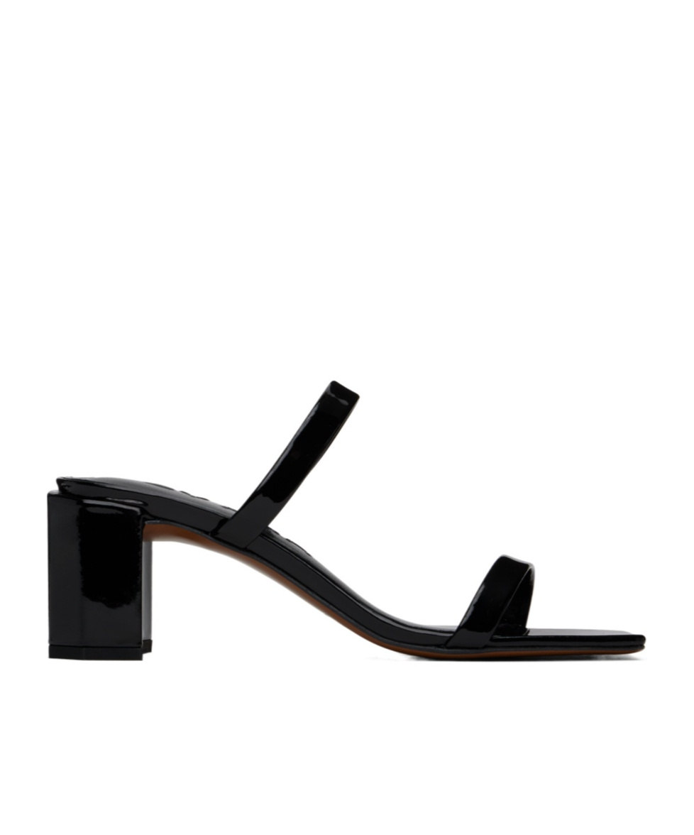 By Far Tanya Single-string High-heeled Sandals In Black
