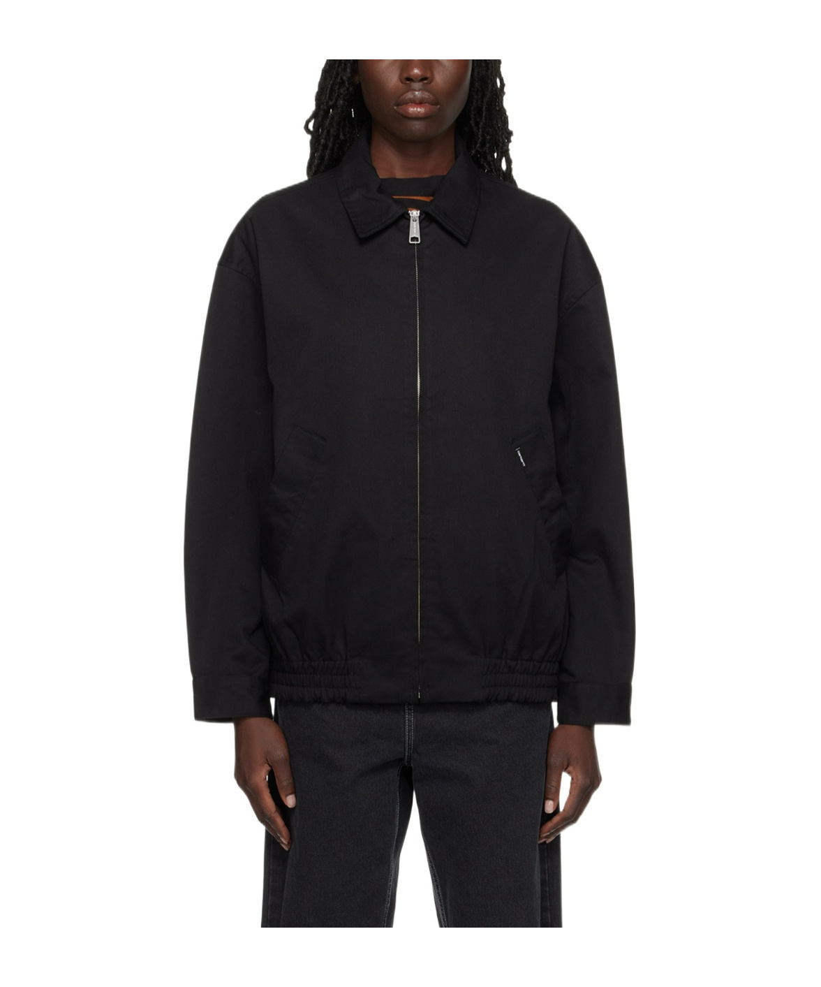 Carhartt Lapel Long-sleeved Casual Jacket In Black