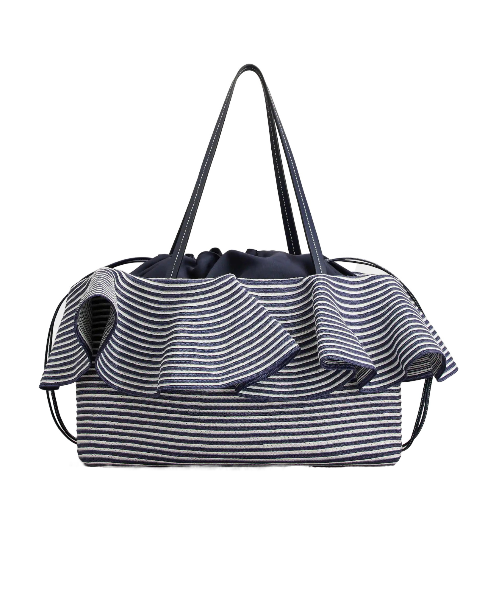 Roger Vivier Medium Shopping Bag In Raffia