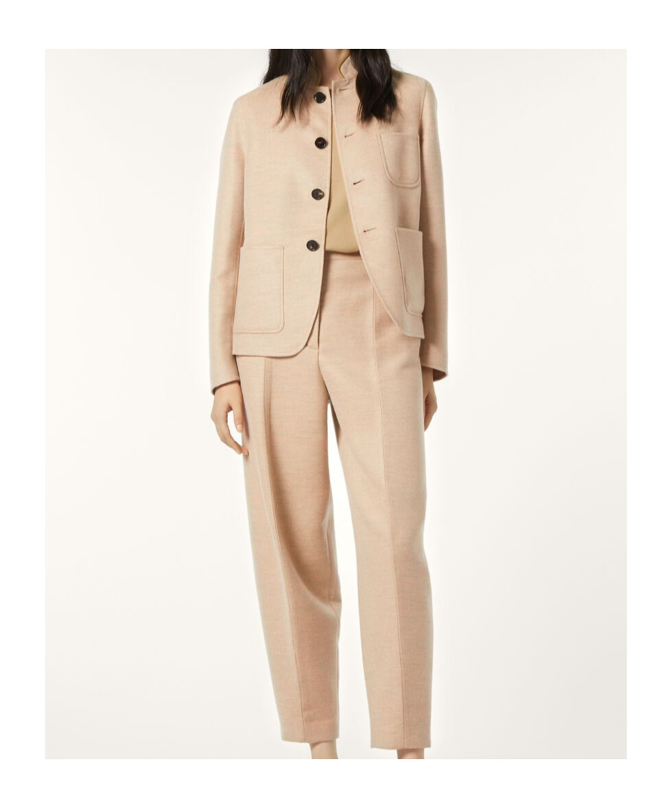 Loro Piana Single-breasted Cashmere Casual Jacket In Nude