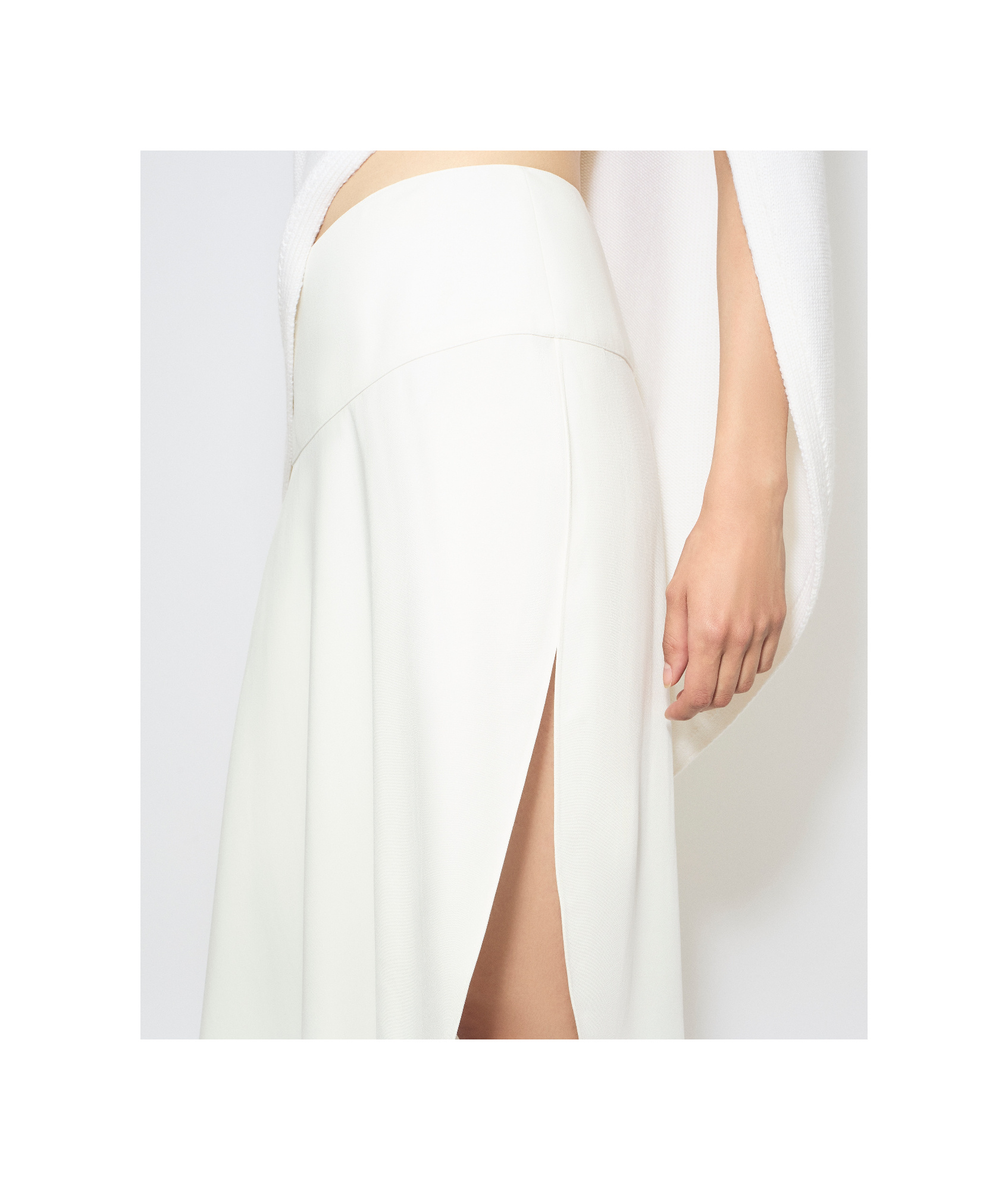 ALAÏA ALAÏA FLUID ASYMMETRIC SKIRT 